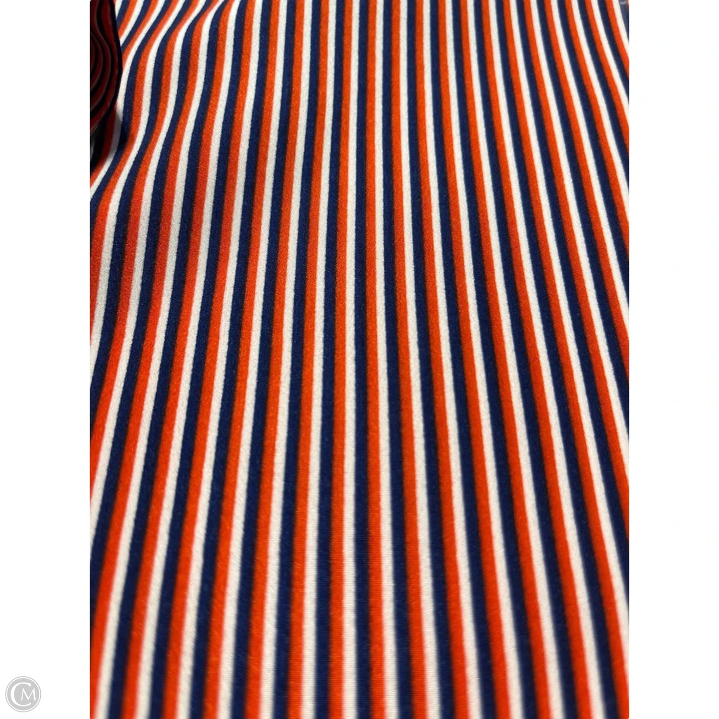 Top Long Sleeve By Cabi In Blue Red & White, Size: M