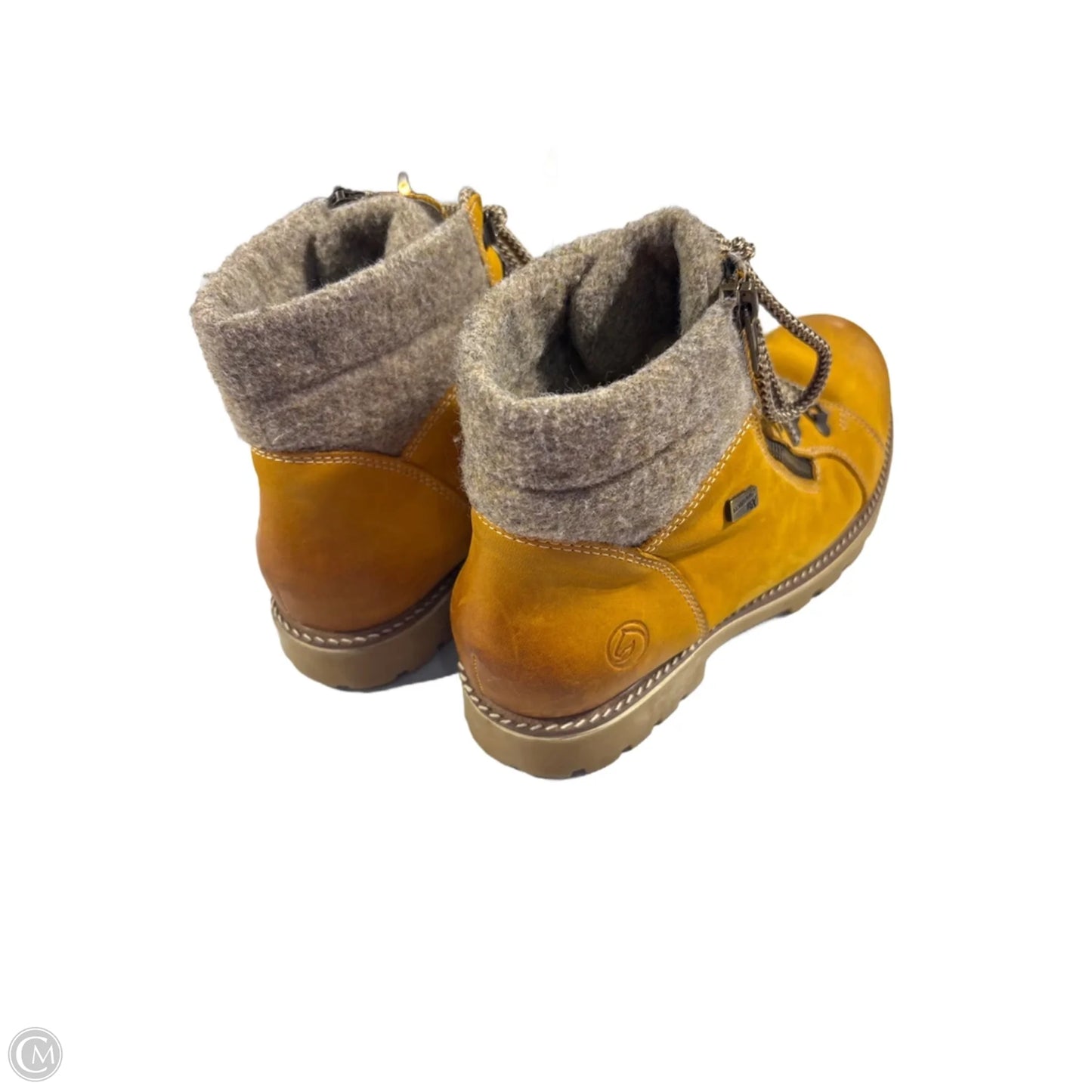 Boots Ankle Flats By Cme In Tan, Size: 9