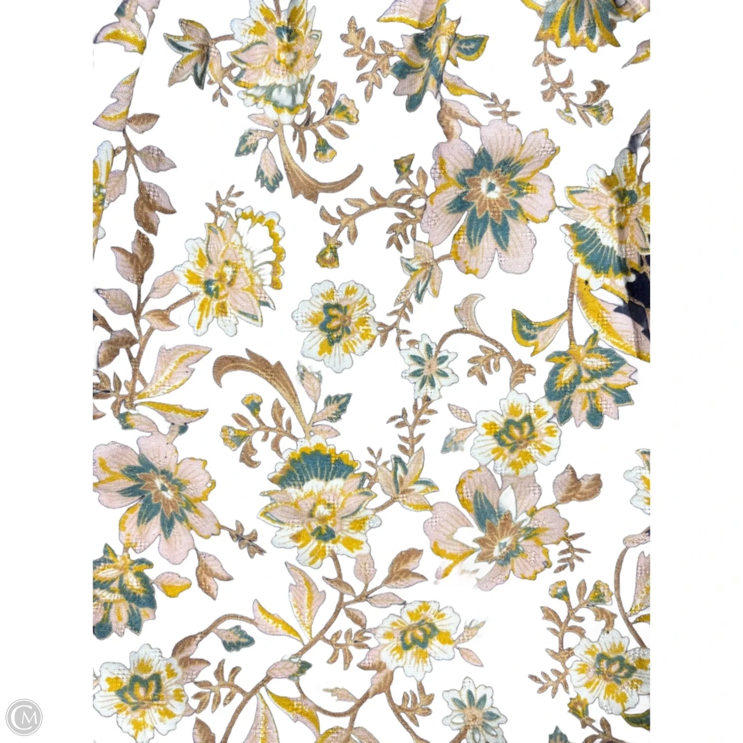 Top Short Sleeve By Cme In Floral Print, Size: S