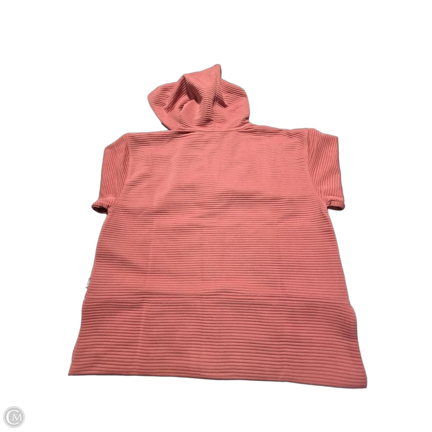 Athletic Sweatshirt Hoodie By Dkny In Peach, Size: S
