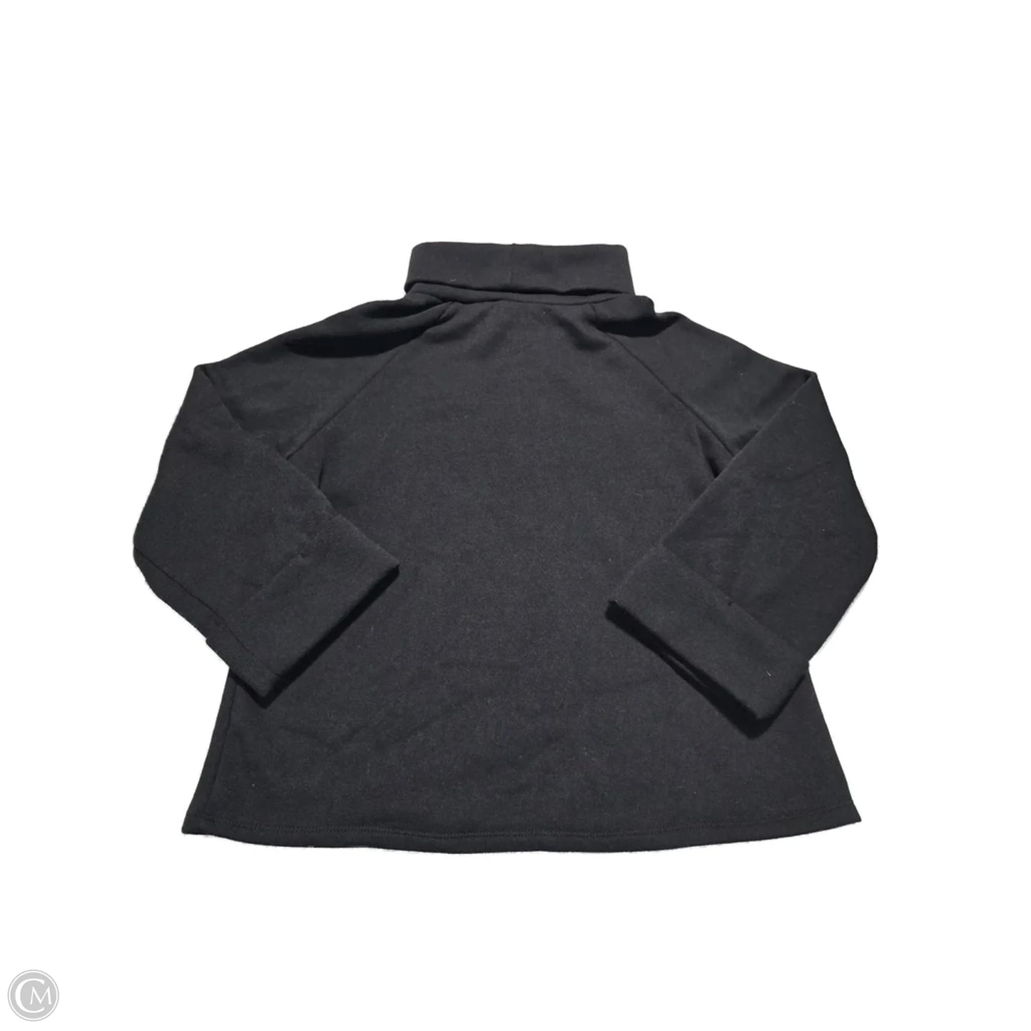 Top Long Sleeve Basic By Joan Vass In Black, Size: L