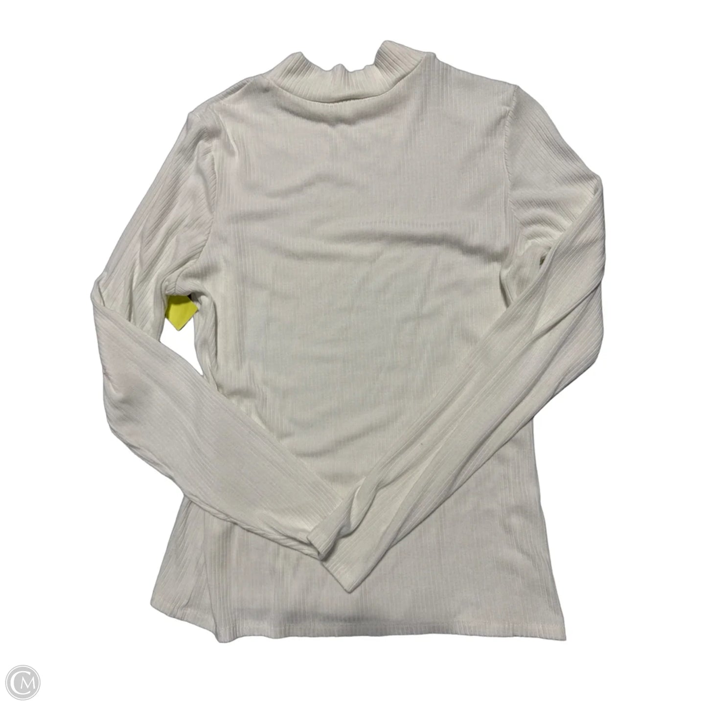 Top Long Sleeve By Cyrus In White, Size: M