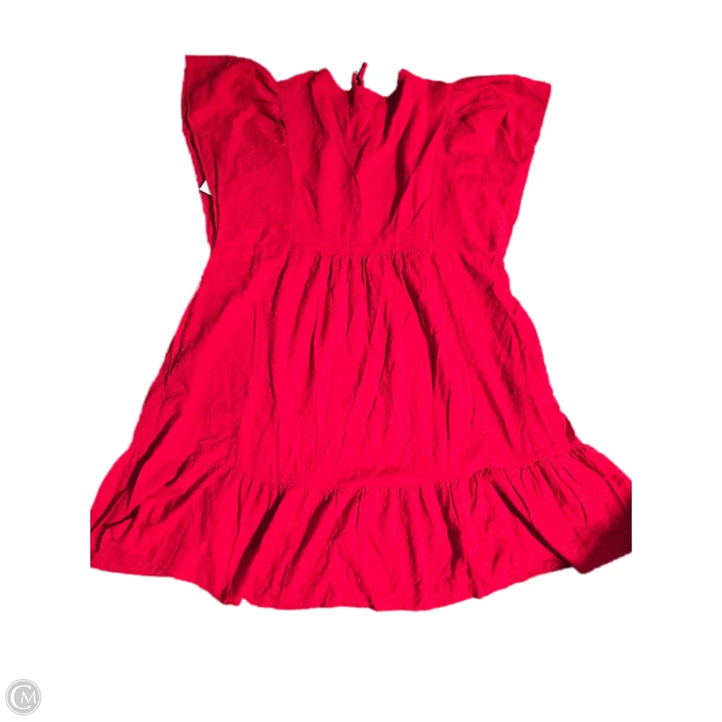 Dress Casual Short By Knox Rose In Red, Size: Xl