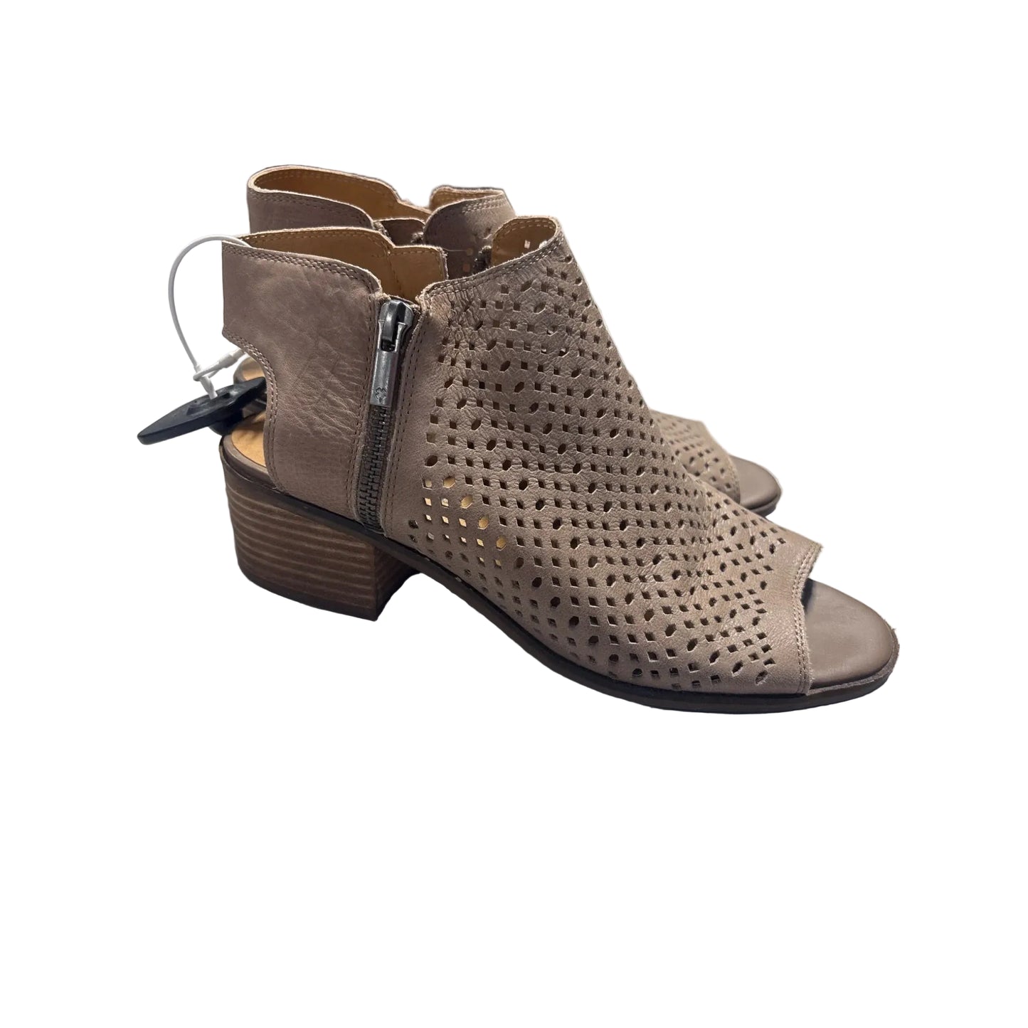 Shoes Heels Block By Lucky Brand In Tan, Size: 8.5