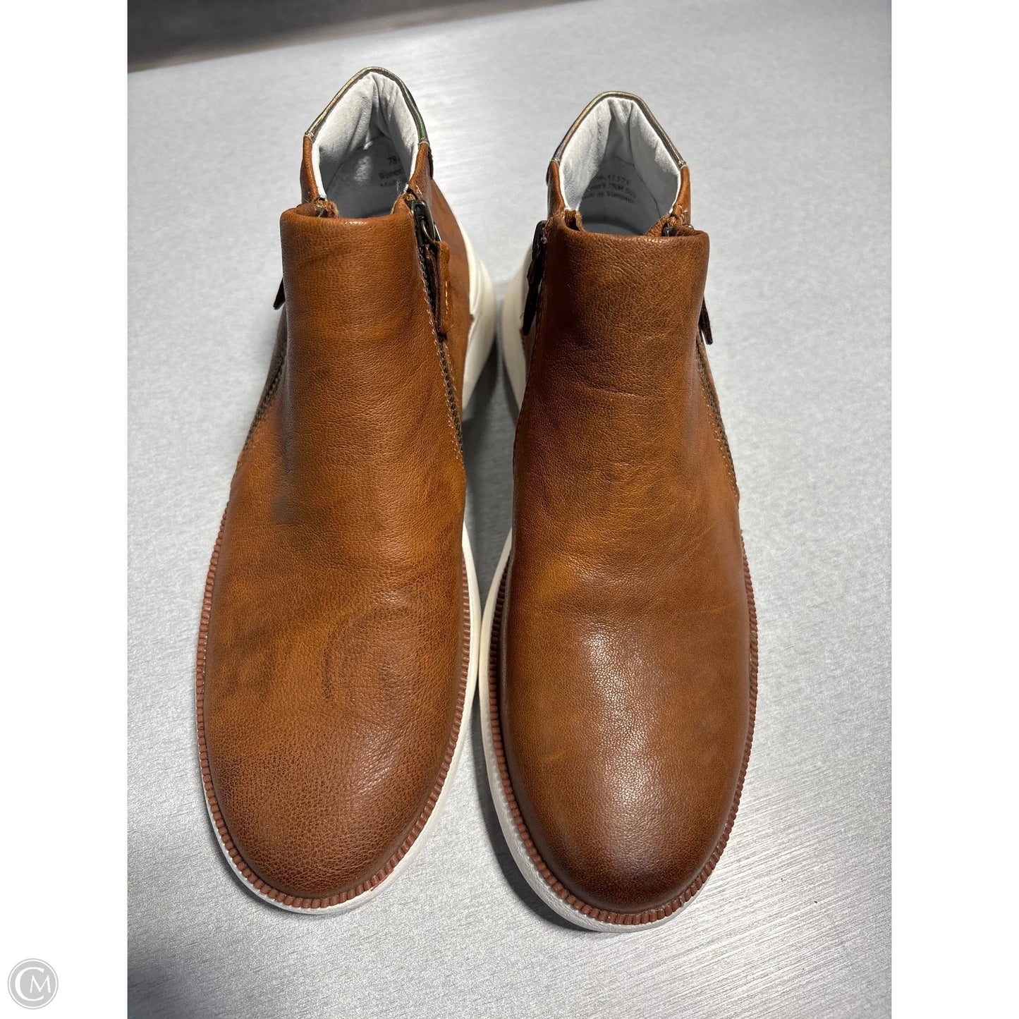 Shoes Flats By Johnston & Murphy In Brown, Size: 7.5
