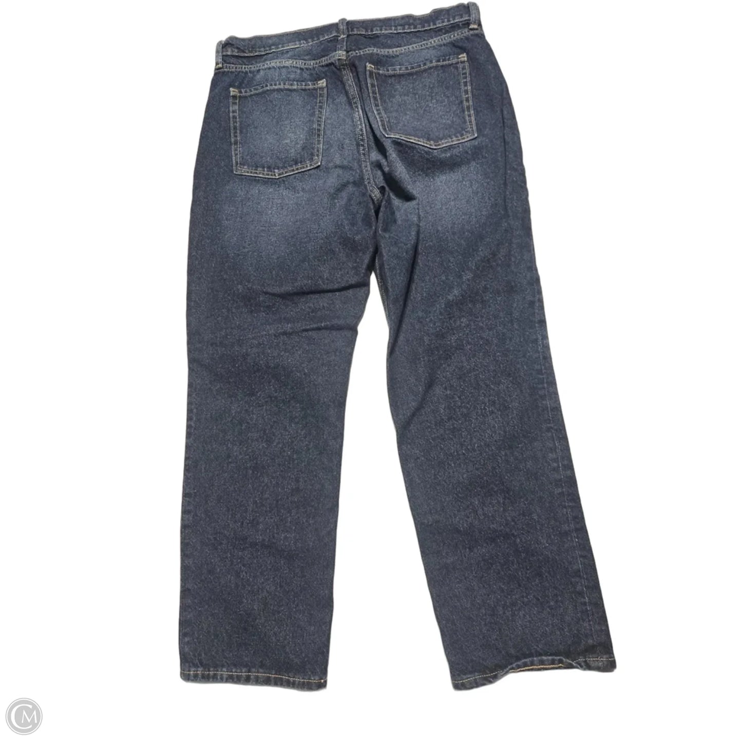 Jeans Straight By Old Navy In Blue Denim, Size: 14