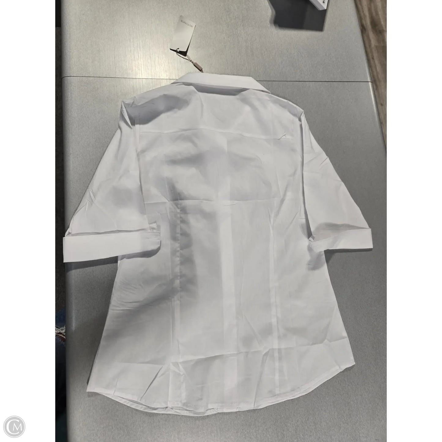 Top 3/4 Sleeve By Cmc In White, Size: S