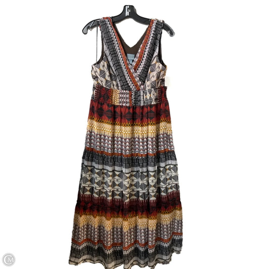 Dress Casual Maxi By Rabbit In Multi-colored, Size: 16