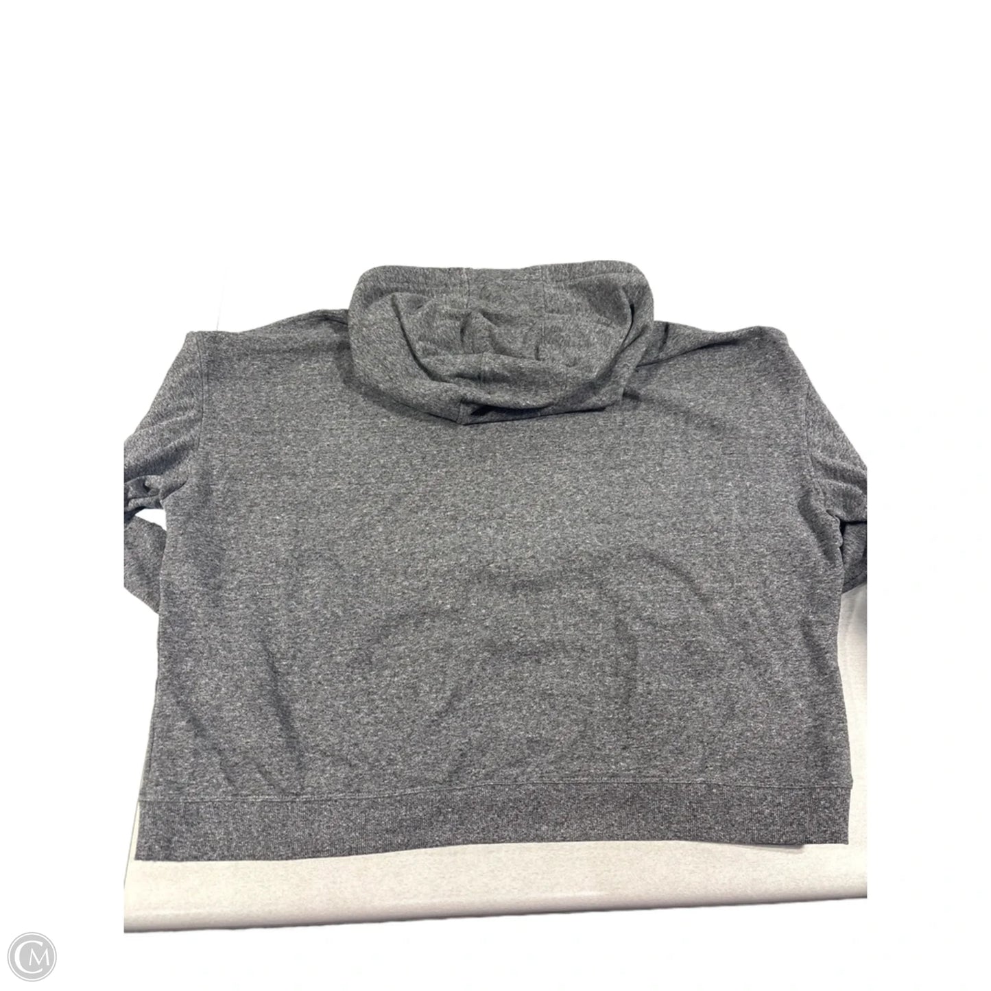 Sweatshirt Hoodie By Calvin Klein In Grey, Size: Xxl