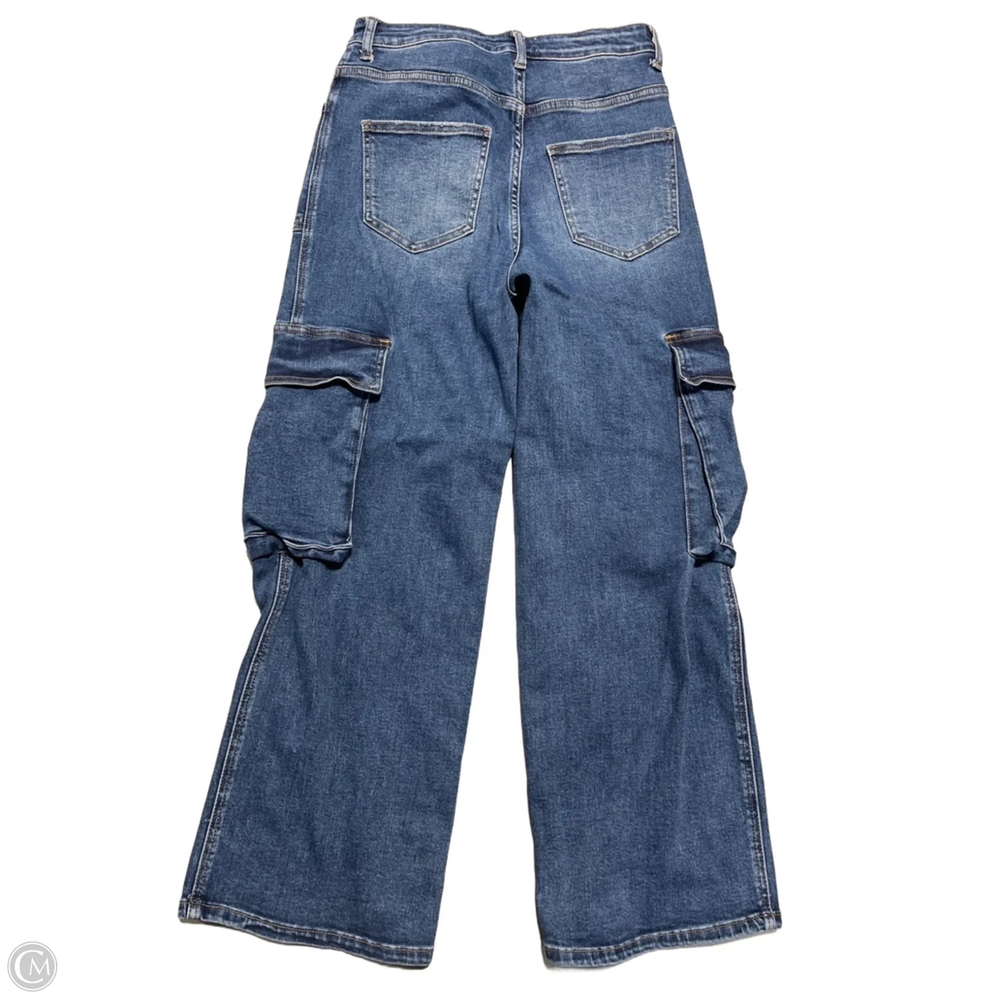 Jeans Boot Cut By Cmc In Blue Denim, Size: 8