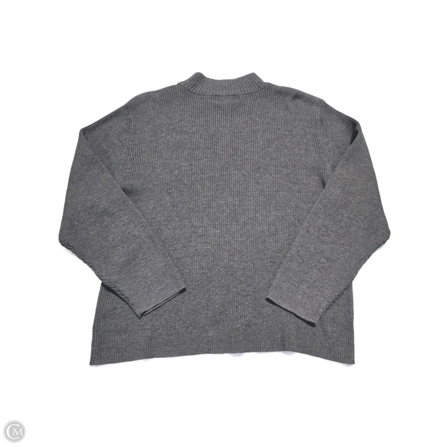 Top Long Sleeve By Kb Collections In Grey, Size: 3x