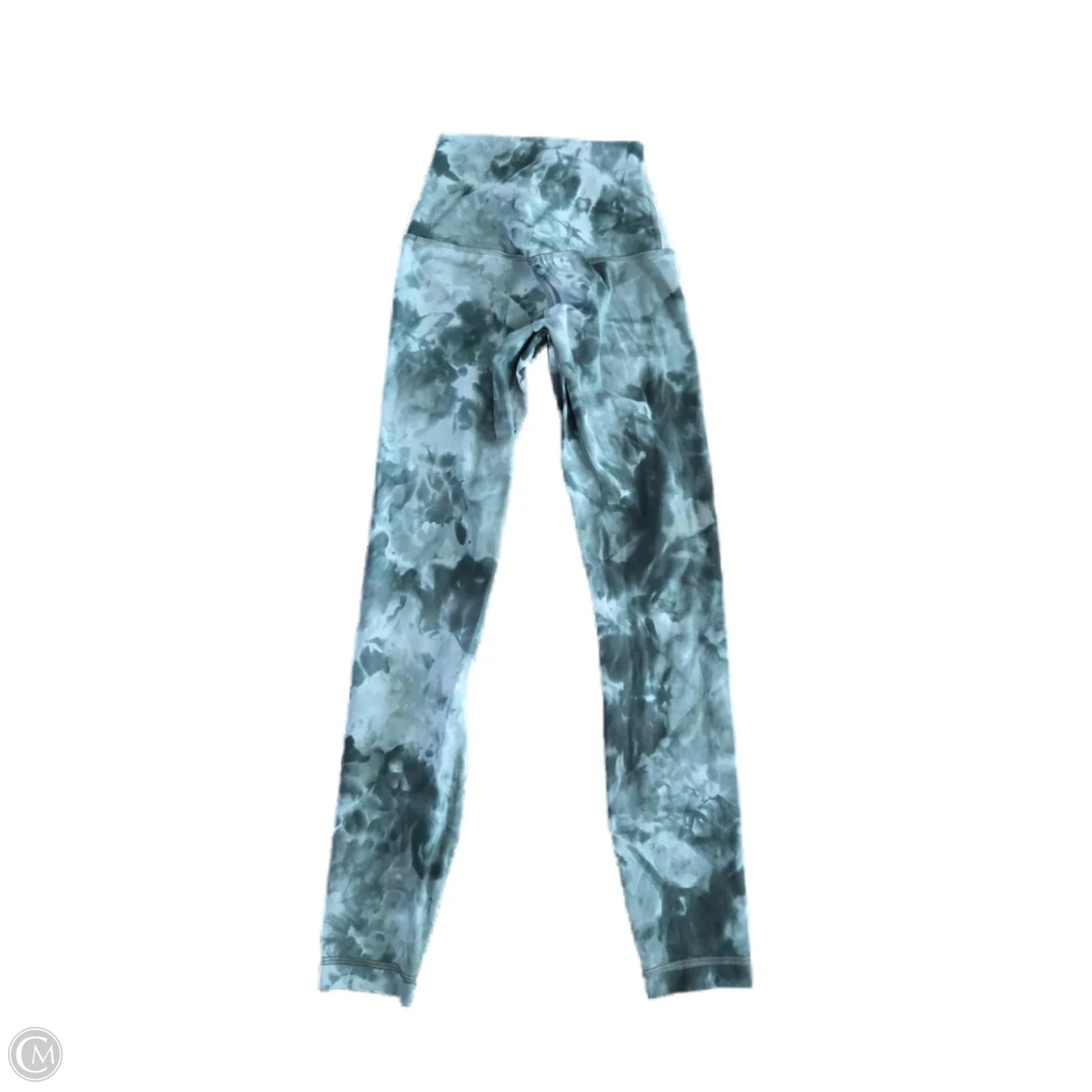 Athletic Leggings By Lululemon In Green, Size: 0
