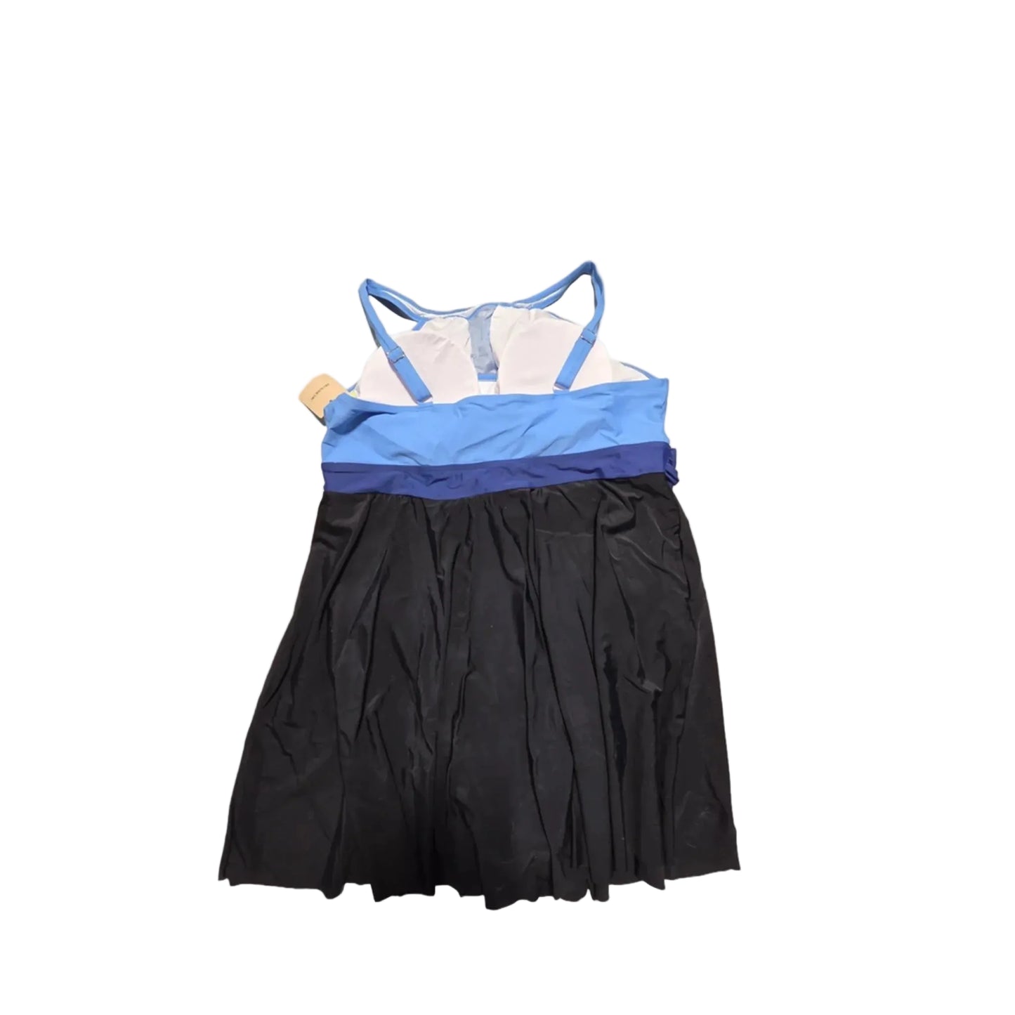 Swimsuit By Bloomchic In Black & Blue, Size: 3x
