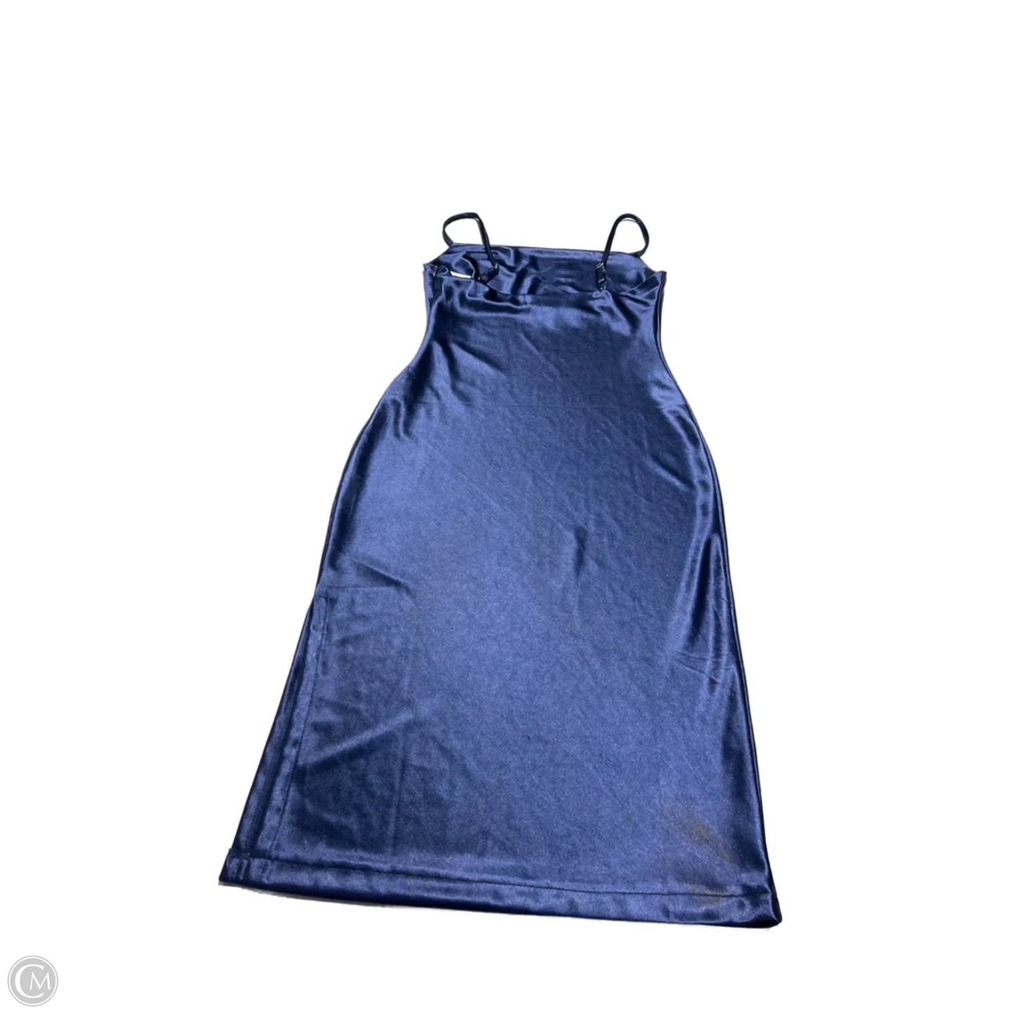 Dress Casual Midi By Cmc In Blue, Size: S