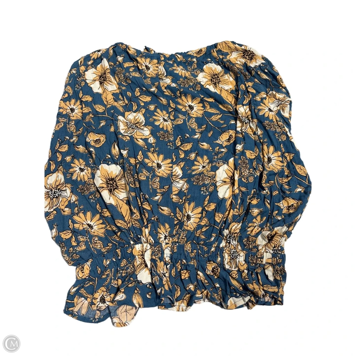 Top Long Sleeve By Easel In Floral Print, Size: M
