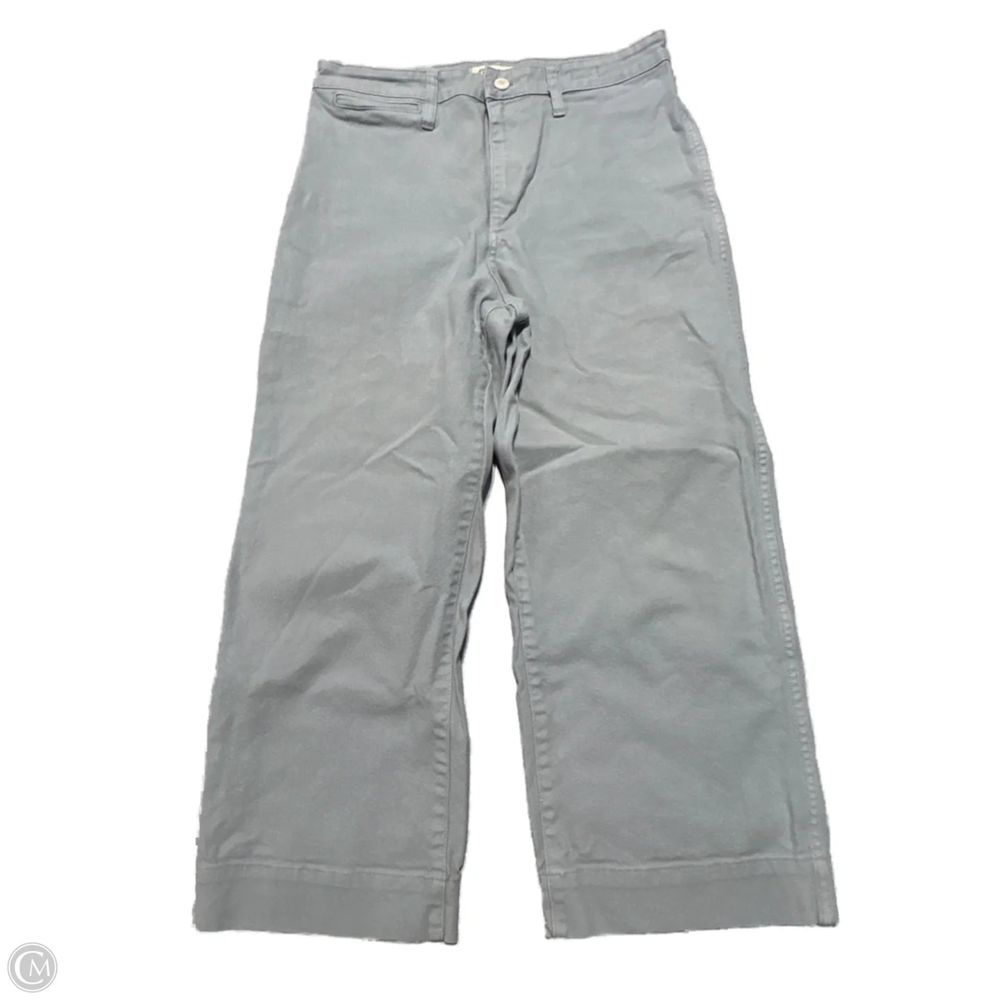 Pants Cropped By Madewell In Blue, Size: 12