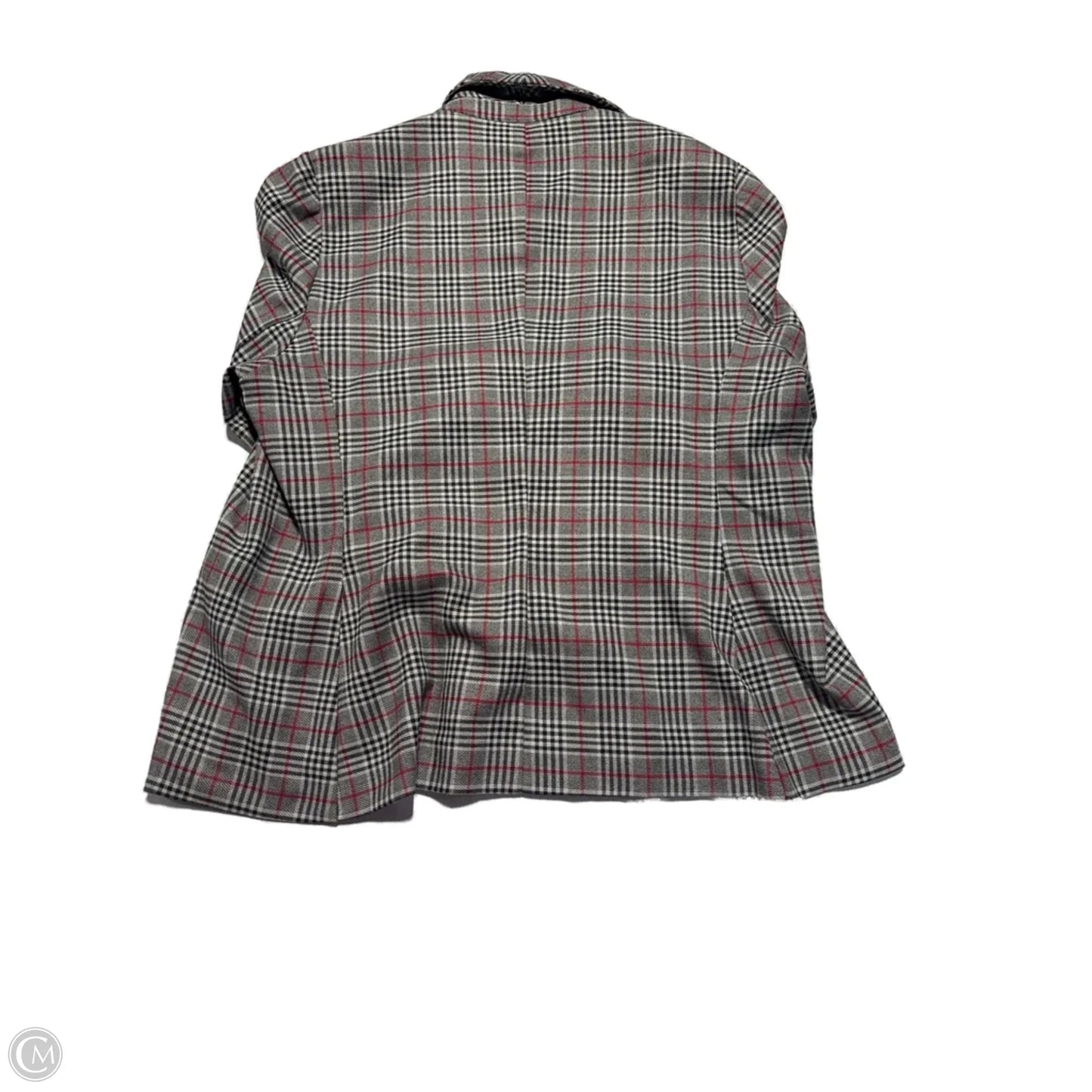 Blazer By Ava & Viv In Plaid Pattern, Size: 1x