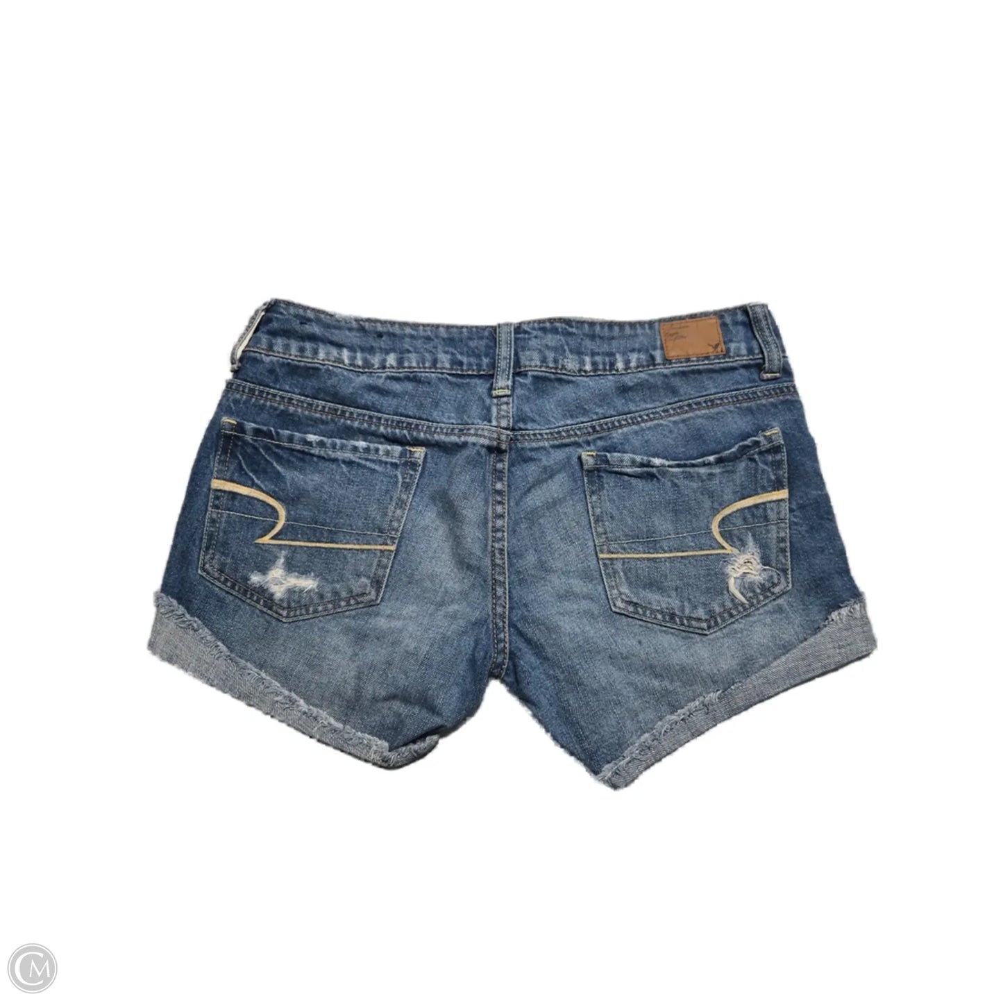 Shorts By American Eagle In Blue Denim, Size: 6