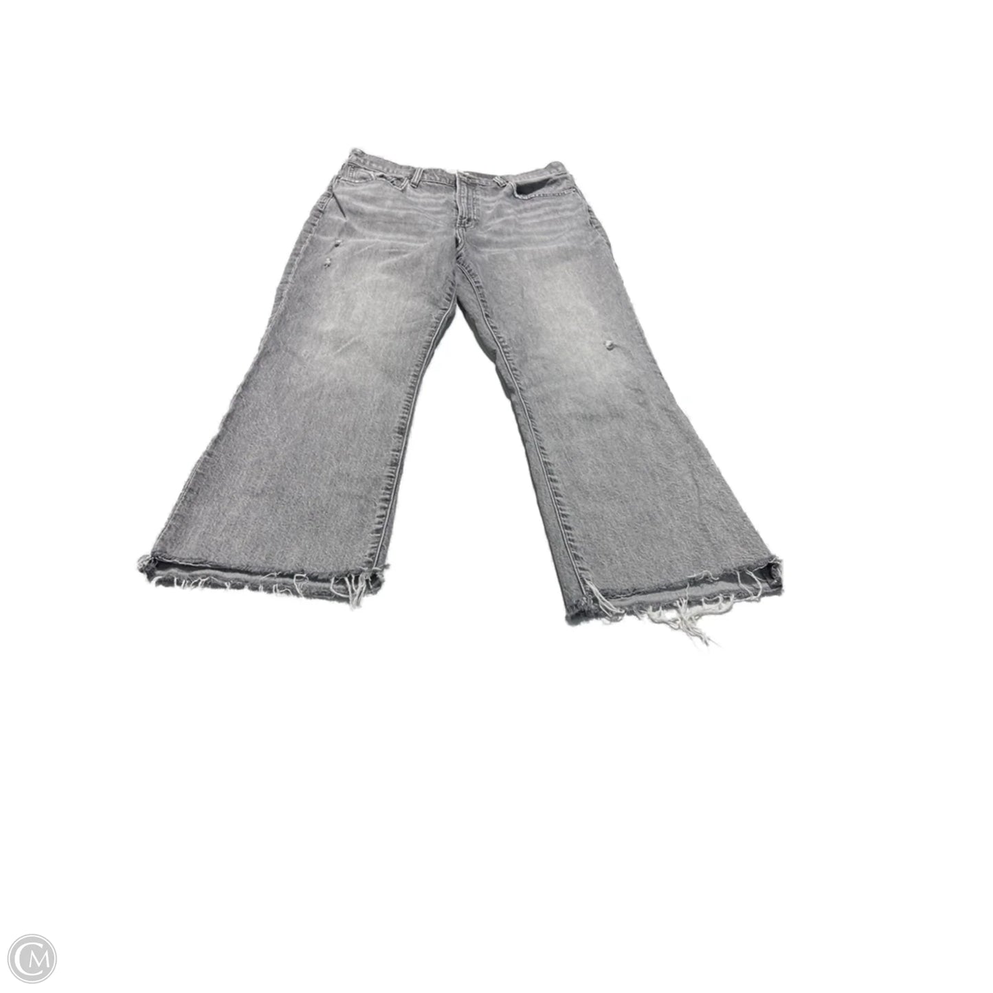 Jeans Cropped By Pistola In Black Denim, Size: 12