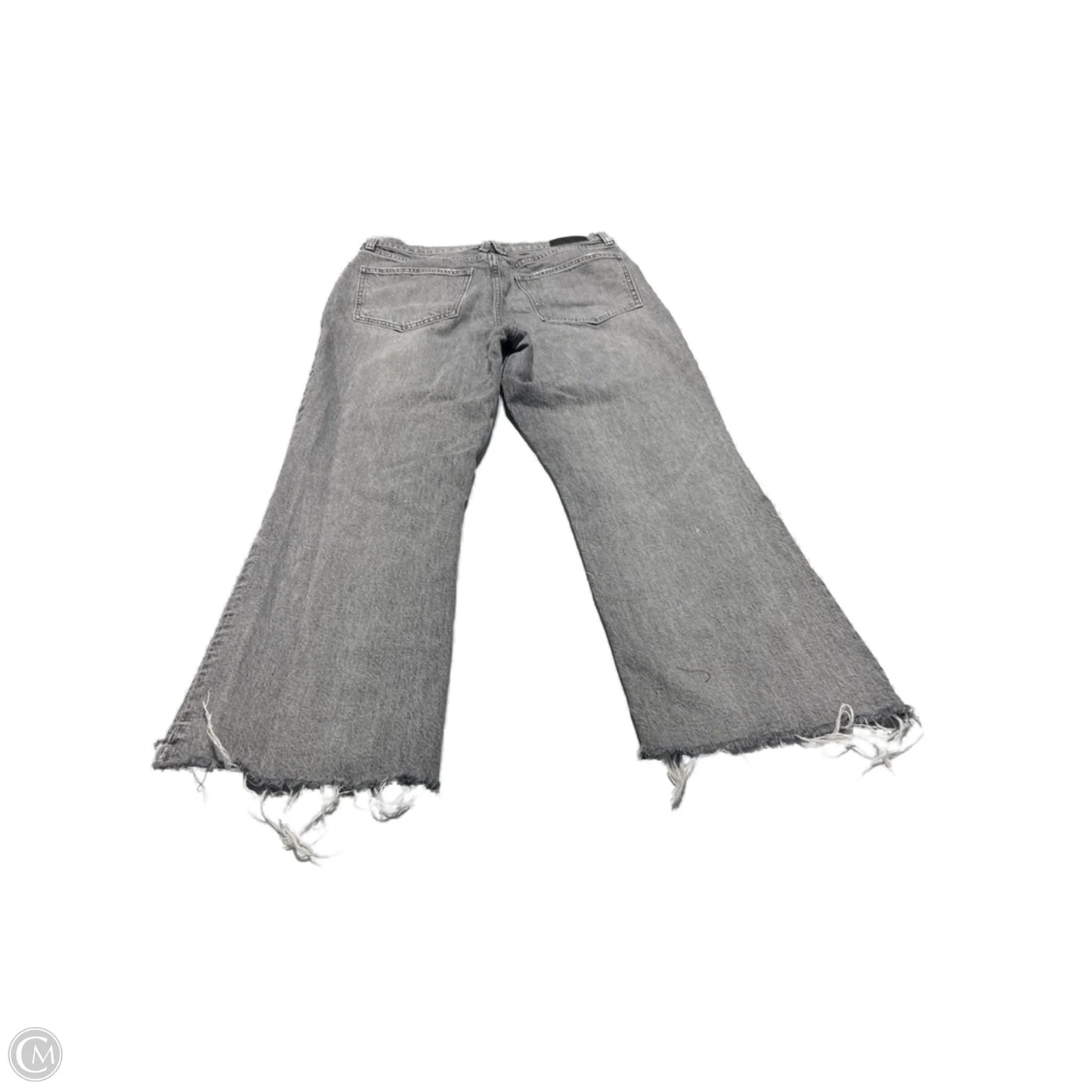 Jeans Cropped By Pistola In Black Denim, Size: 12