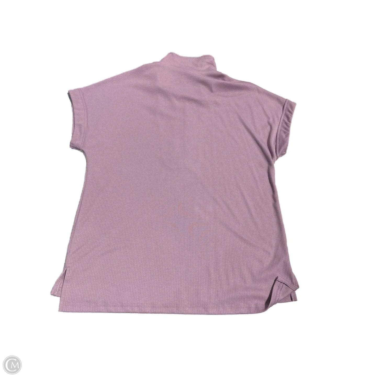 Top Short Sleeve By Cmc In Purple, Size: M
