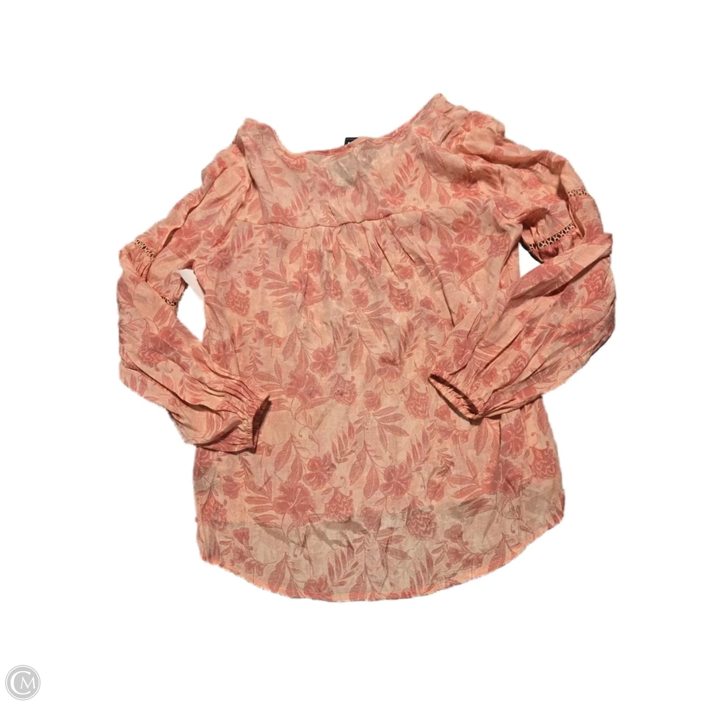 Top Long Sleeve By Lee In Pink, Size: M