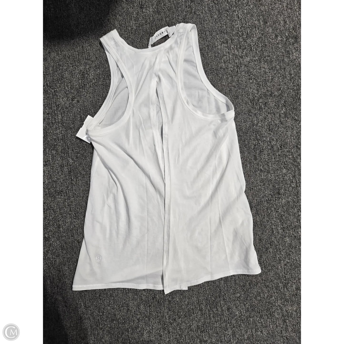 Athletic Tank Top By Lululemon In White, Size: 2