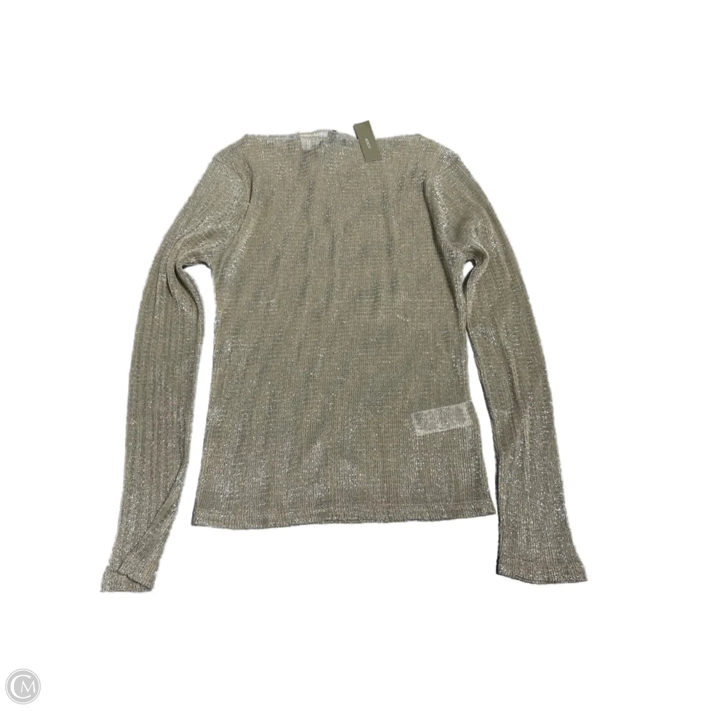 Top Long Sleeve By J. Crew In Gold, Size: S
