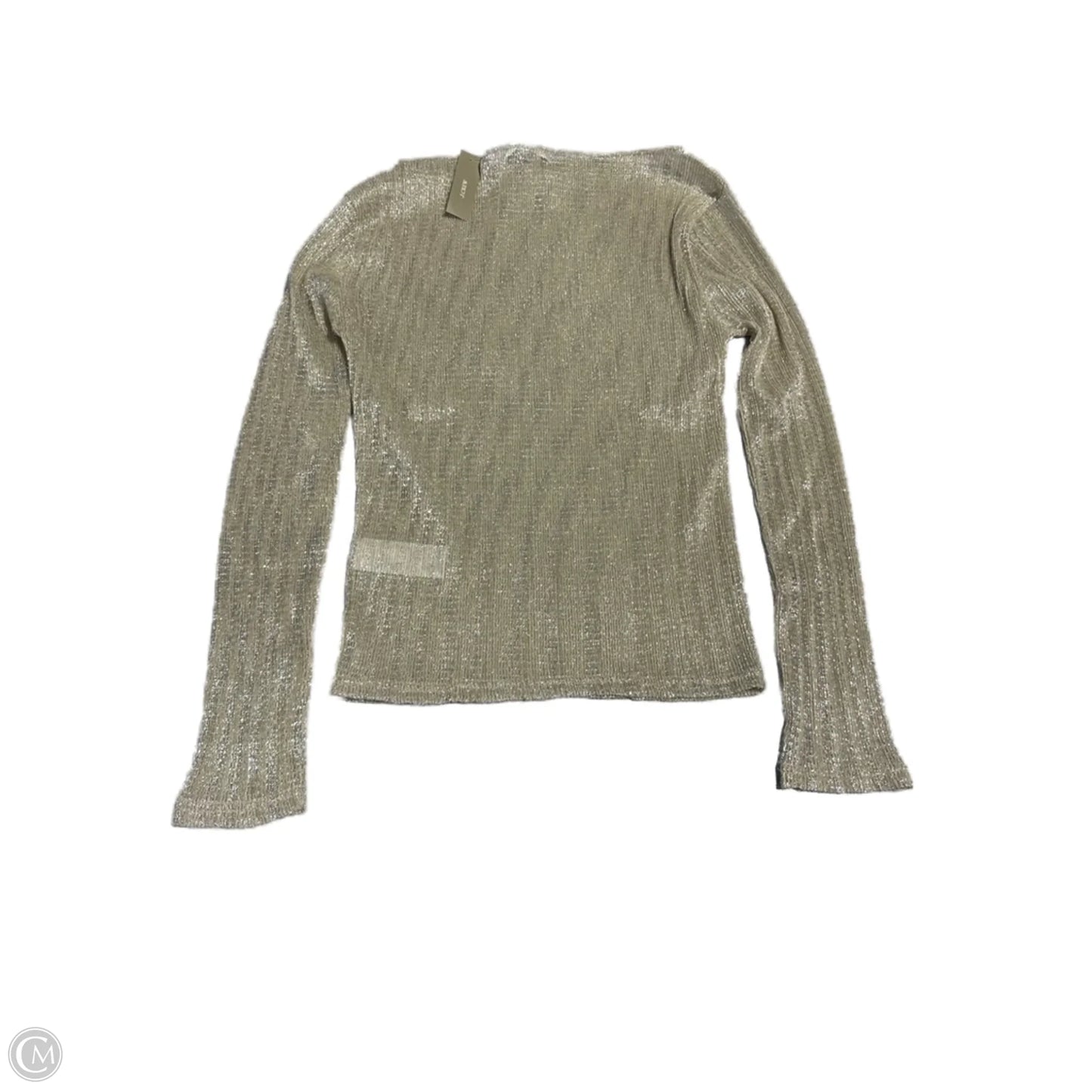 Top Long Sleeve By J. Crew In Gold, Size: S