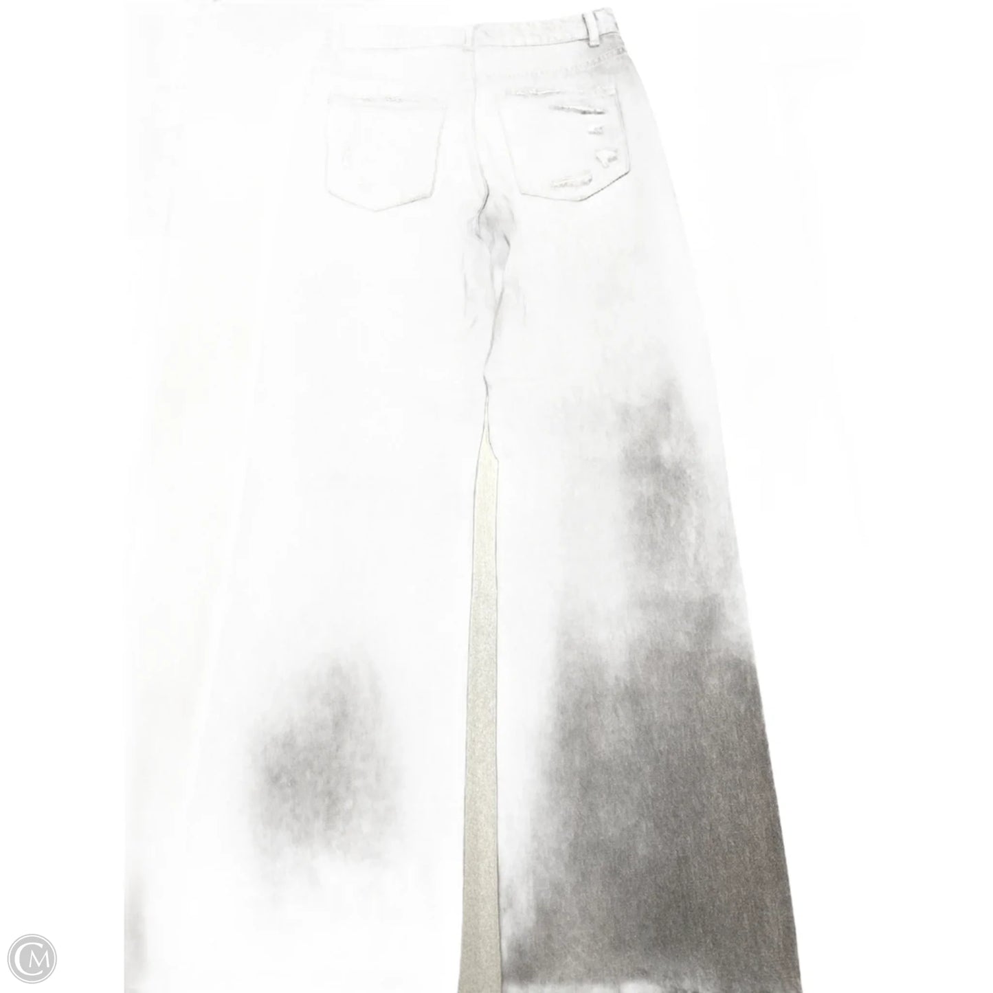 Jeans Wide Leg By Vervet In Black Denim, Size: 4