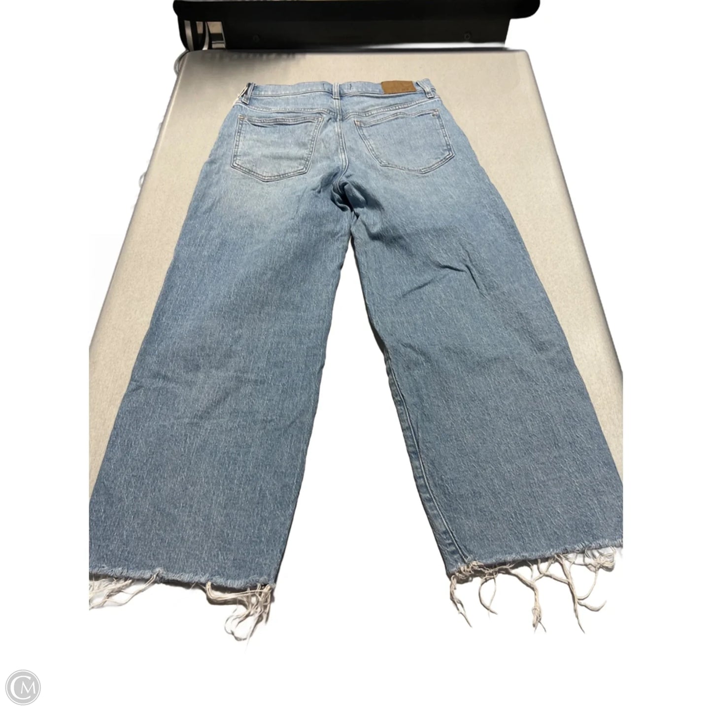 Jeans Cropped By Madewell In Blue Denim, Size: 8