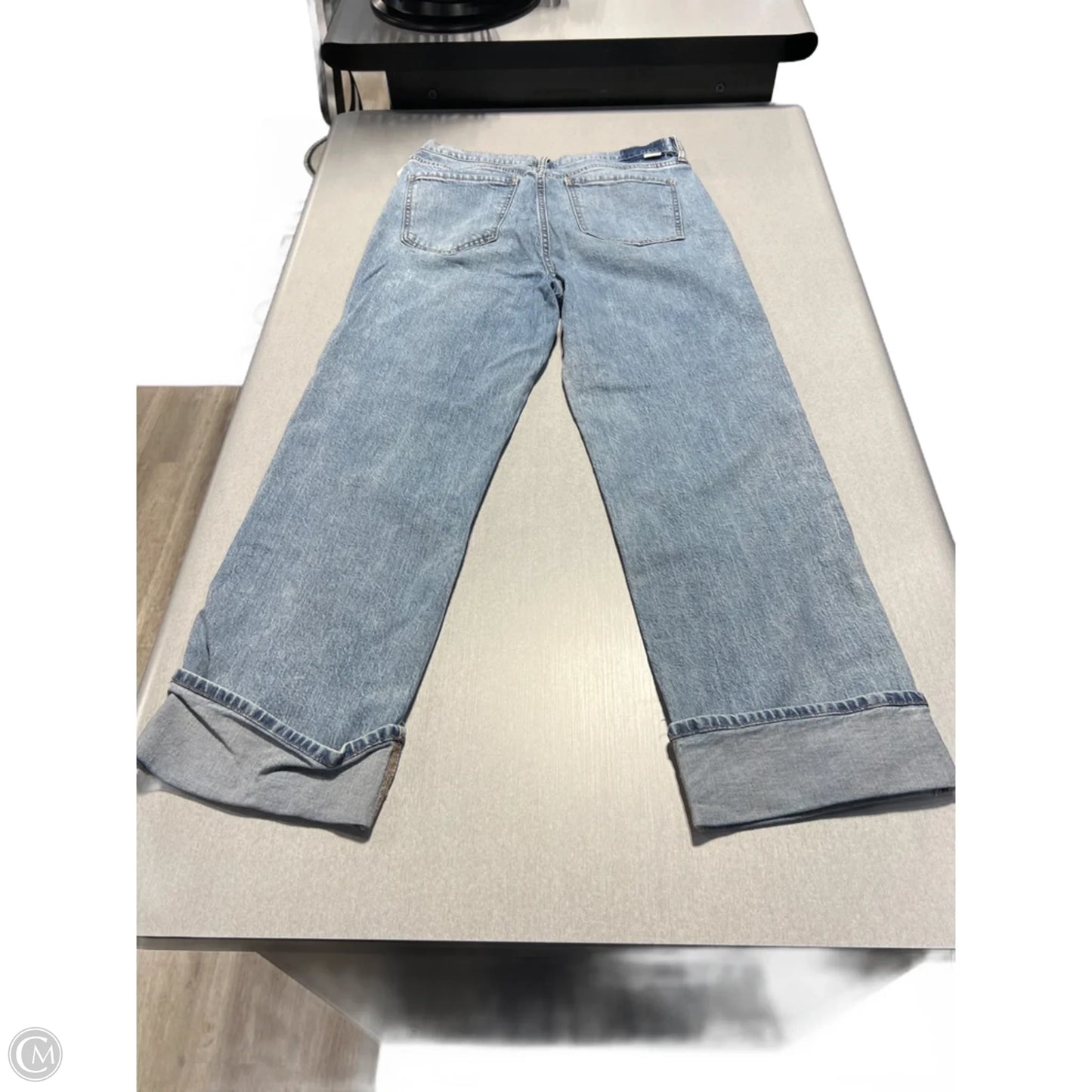 Jeans Straight By Daze In Blue Denim, Size: 6
