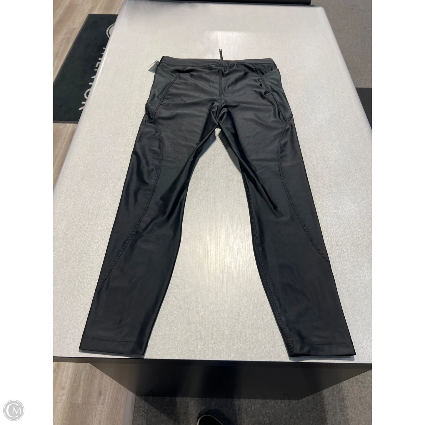 Athletic Leggings By Nike In Black, Size: M