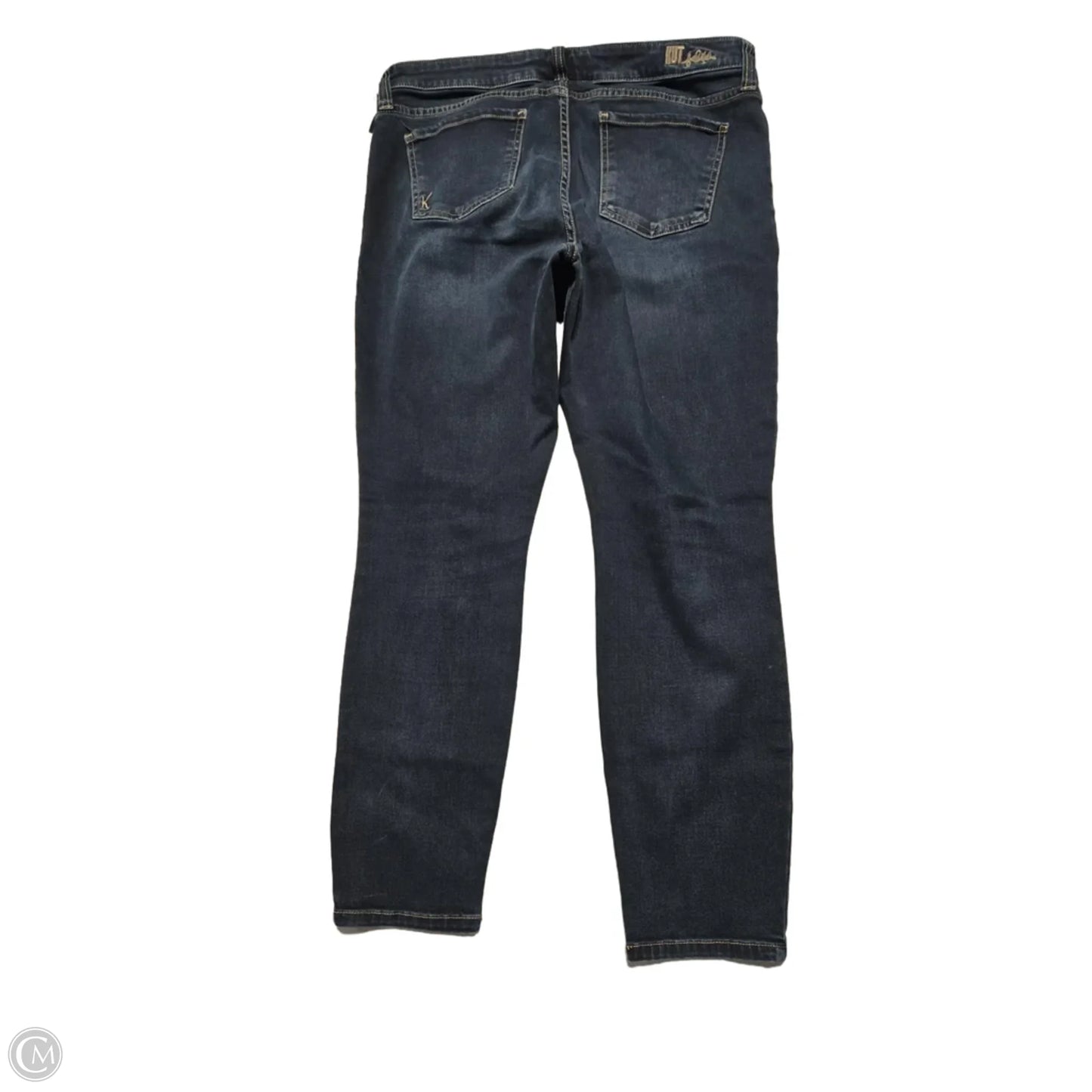 Jeans Straight By Kut In Blue Denim, Size: 14