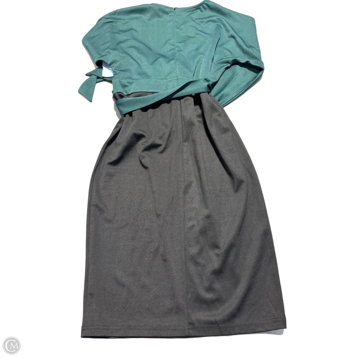 Dress Casual Midi By Grace Karin In Black & Green, Size: S