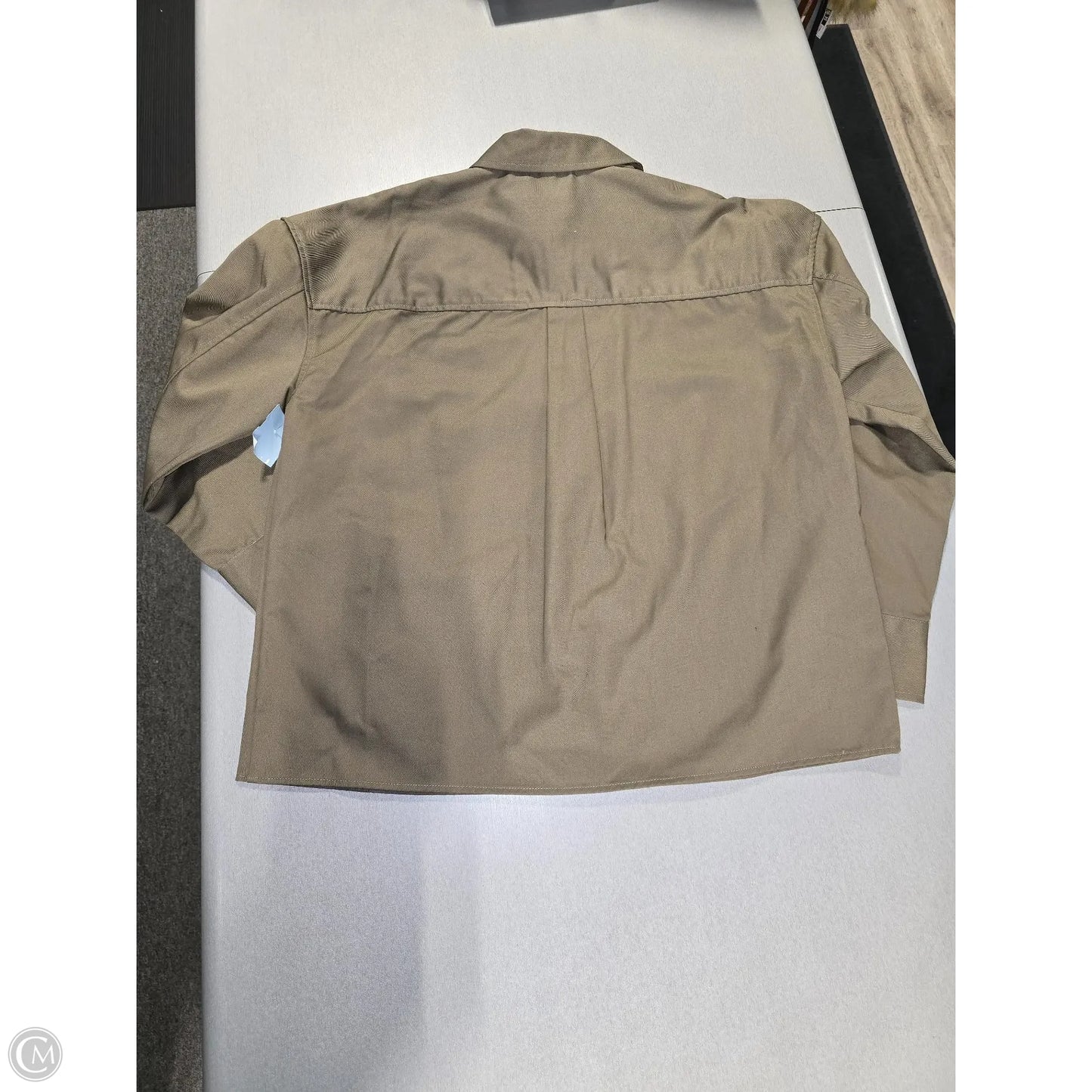 Top Long Sleeve By Future Collective In Brown, Size: S