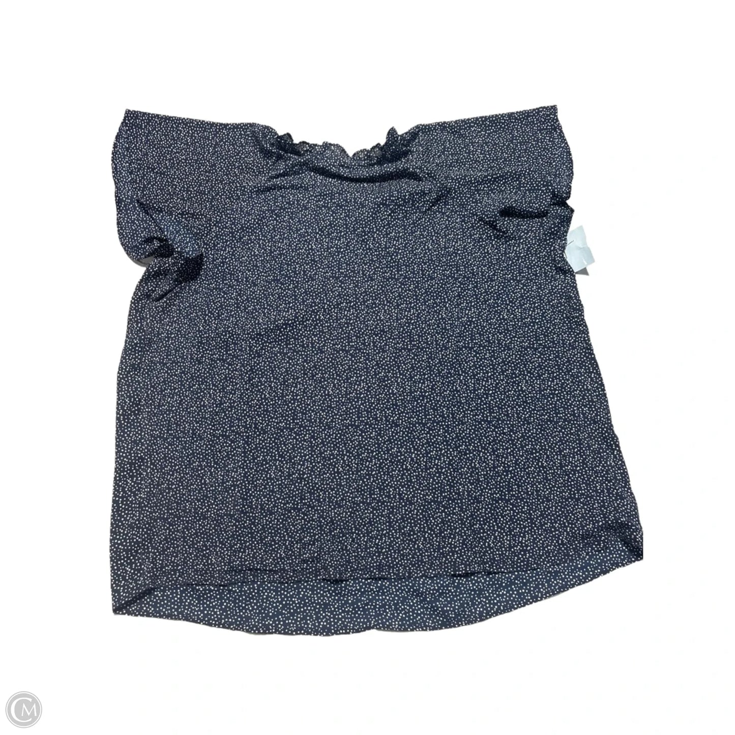 Top Short Sleeve By Loft In Blue, Size: Xl