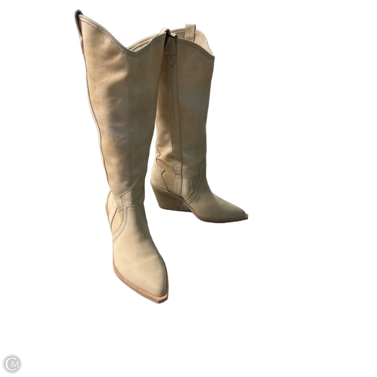 Boots Knee Heels By Dolce Vita In Cream, Size: 9