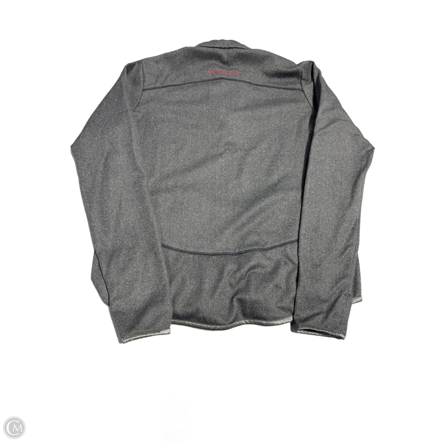 Sweatshirt Collar By Authentic In Grey, Size: M