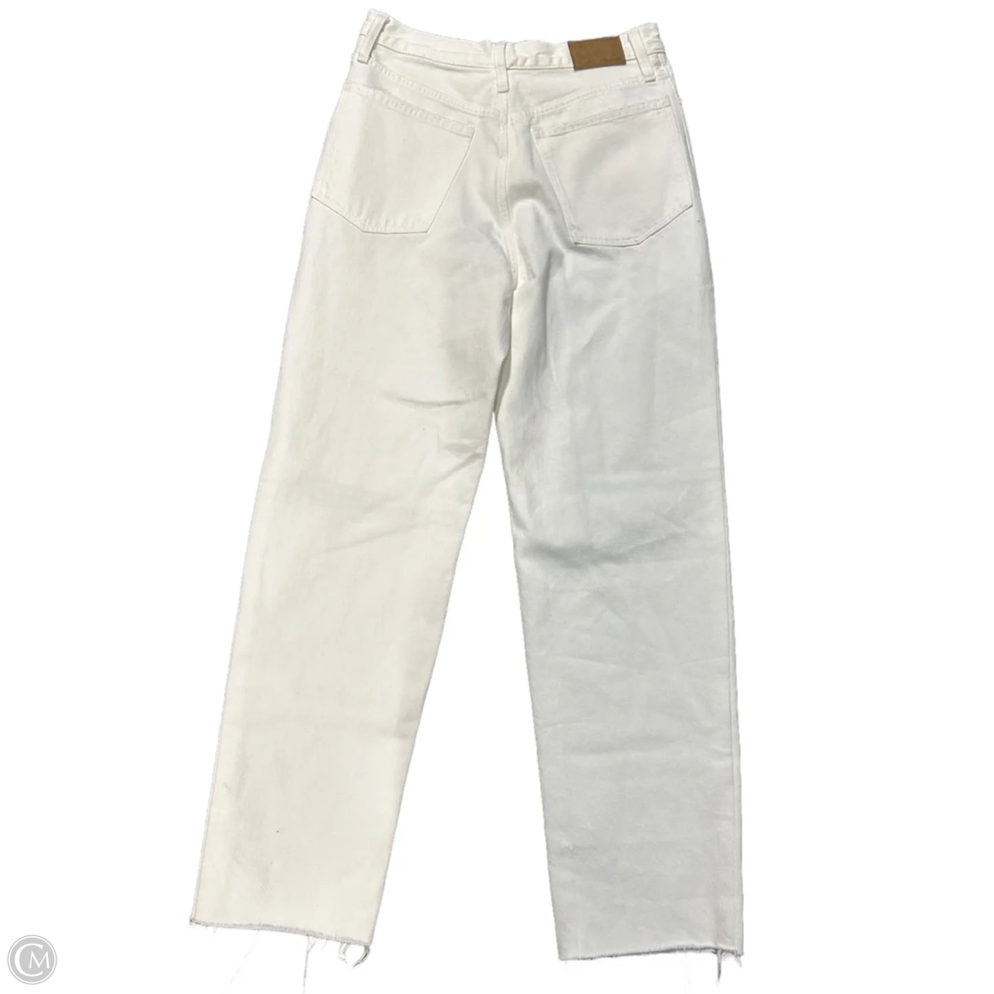 Jeans Straight By Madewell In White Denim, Size: 8