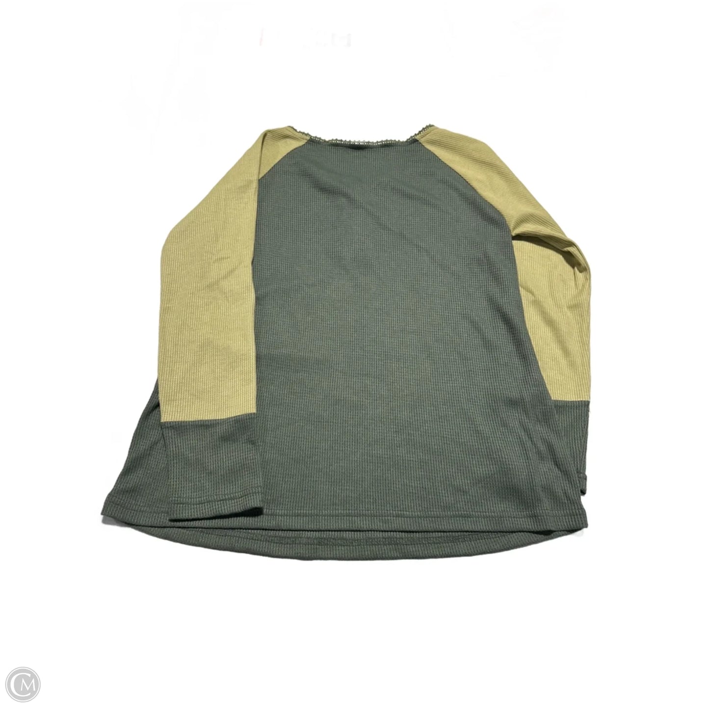 Top Long Sleeve By Tickled Teal In Green, Size: S