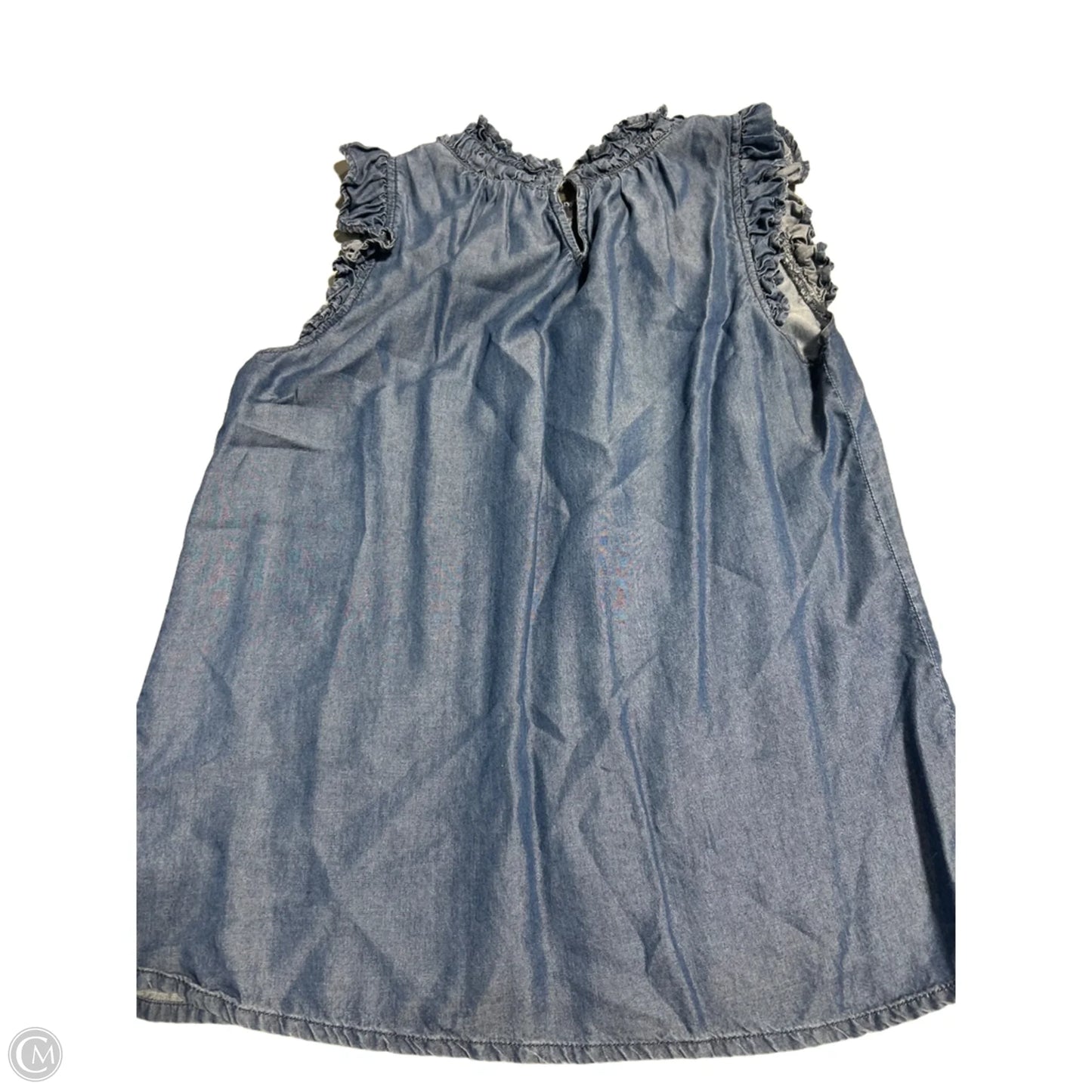 Tank Top By Elan In Blue, Size: M