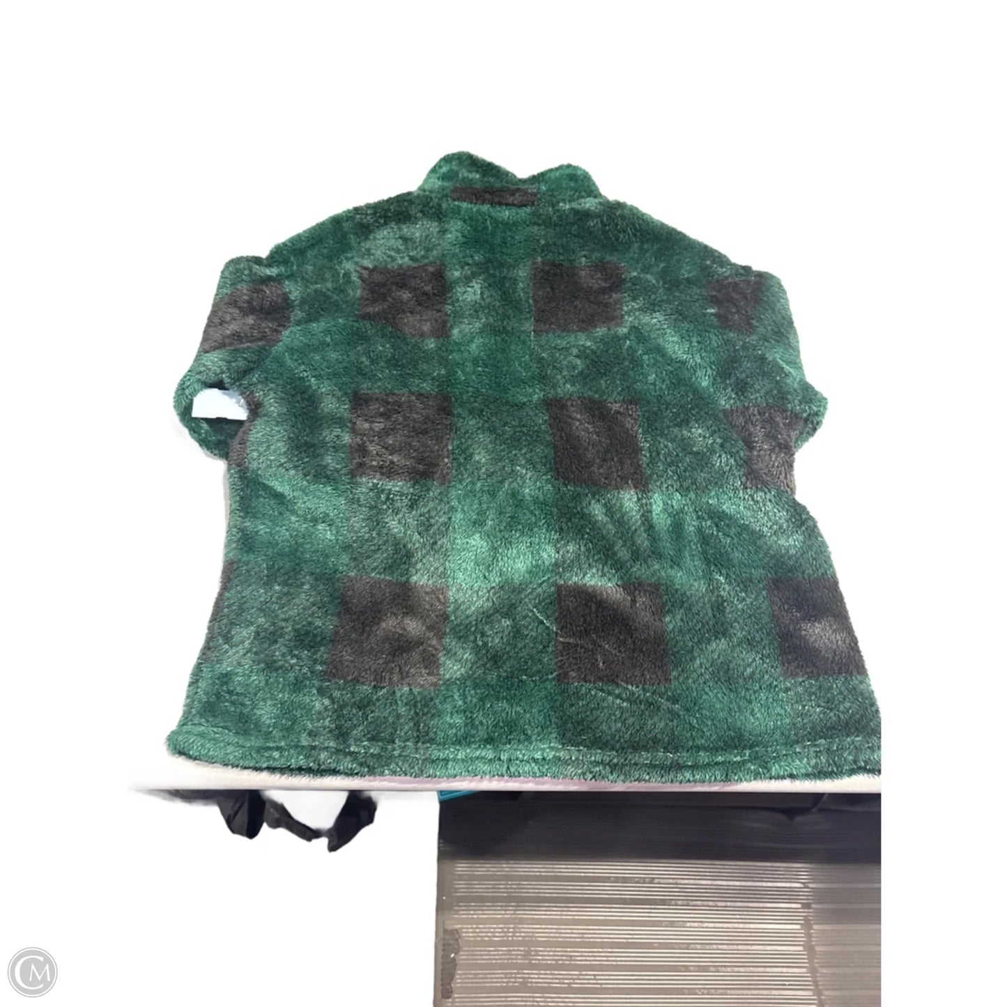 Sweatshirt Collar By Cmc In Plaid Pattern, Size: L