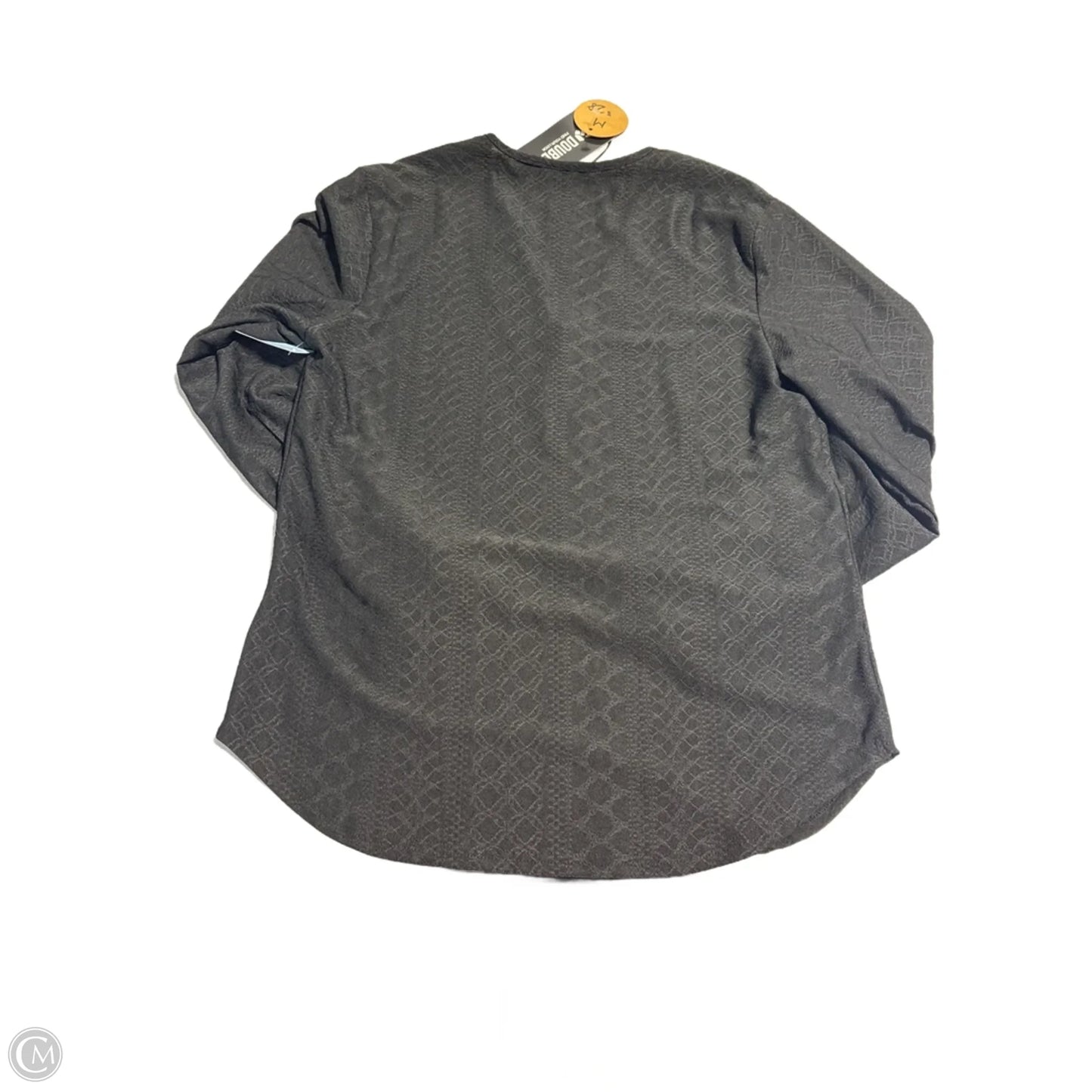 Top Long Sleeve By Cmc In Black, Size: M