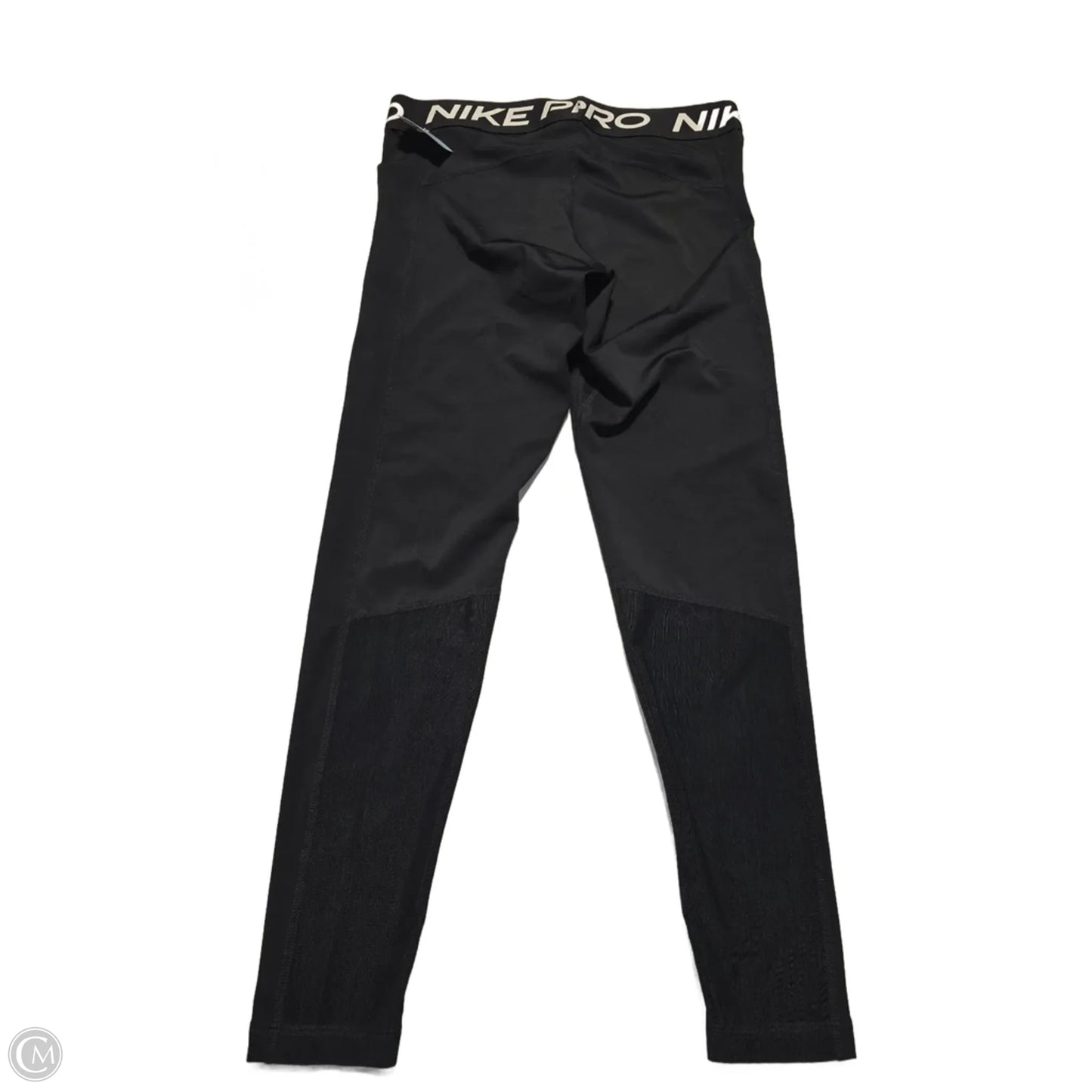 Athletic Leggings By Nike In Black, Size: L