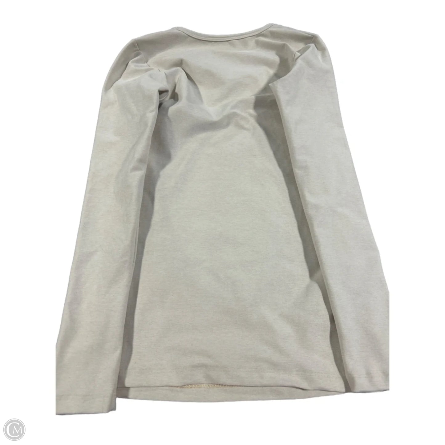 Top Long Sleeve By Cmc In Cream, Size: S