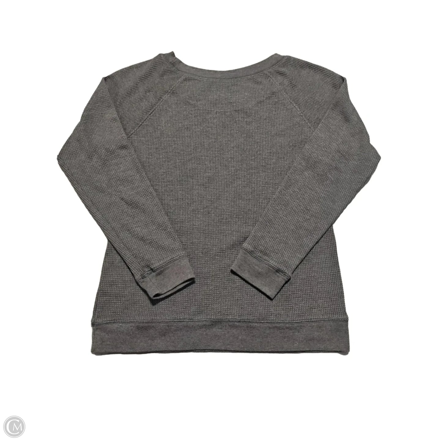 Top Long Sleeve By Cme In Grey, Size: S