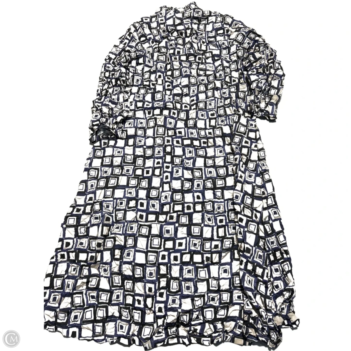 Dress Casual Midi By Habitat In Geometric Pattern, Size: Xs