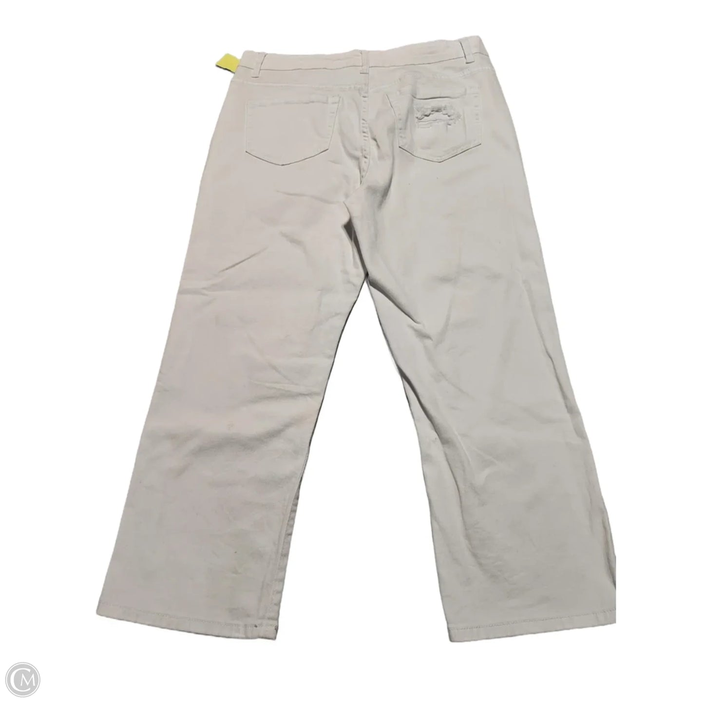 Jeans Straight By Cmc In White Denim, Size: 14