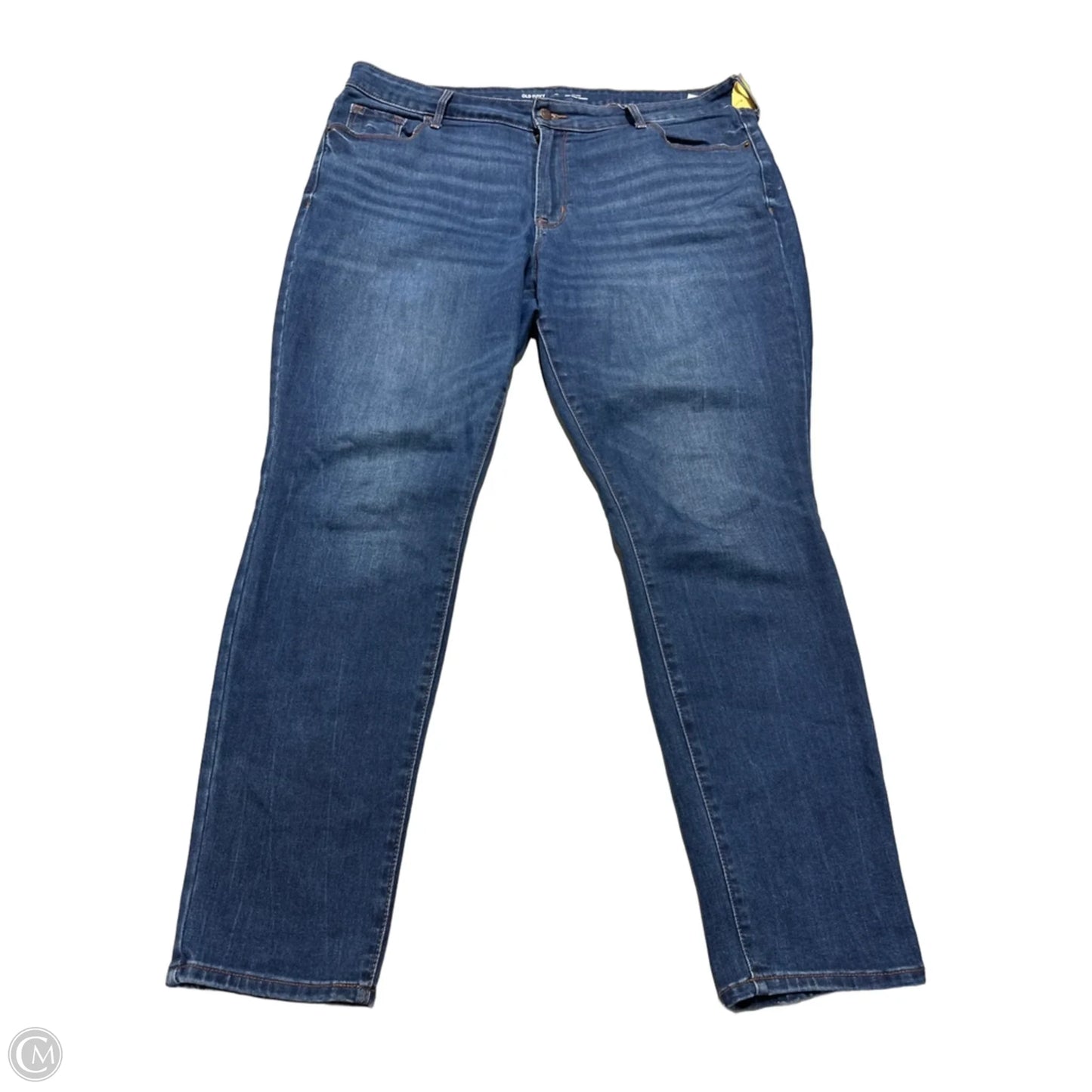 Jeans Skinny By Old Navy In Blue Denim, Size: 18